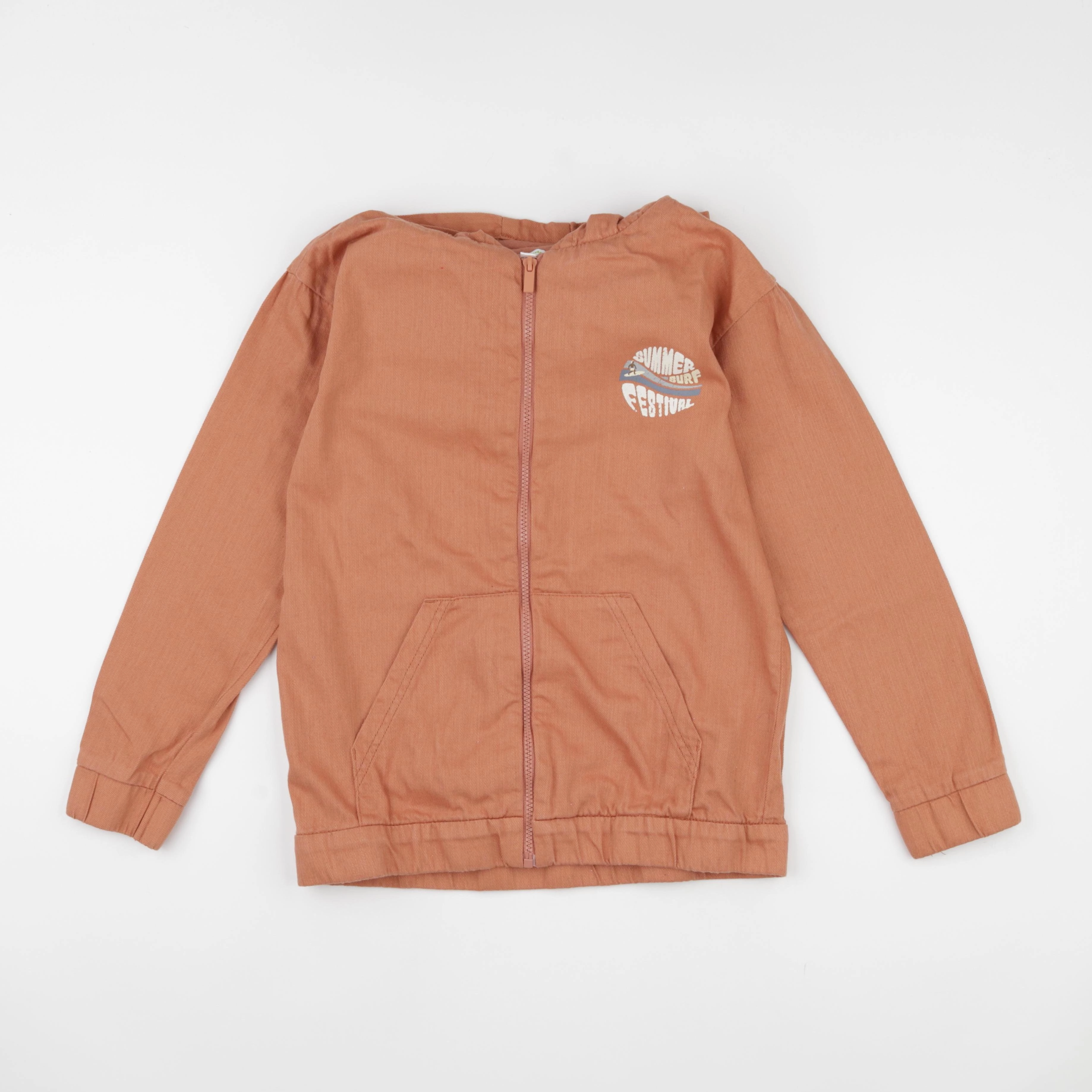 Vertbaudet - veste orange - 12 ans