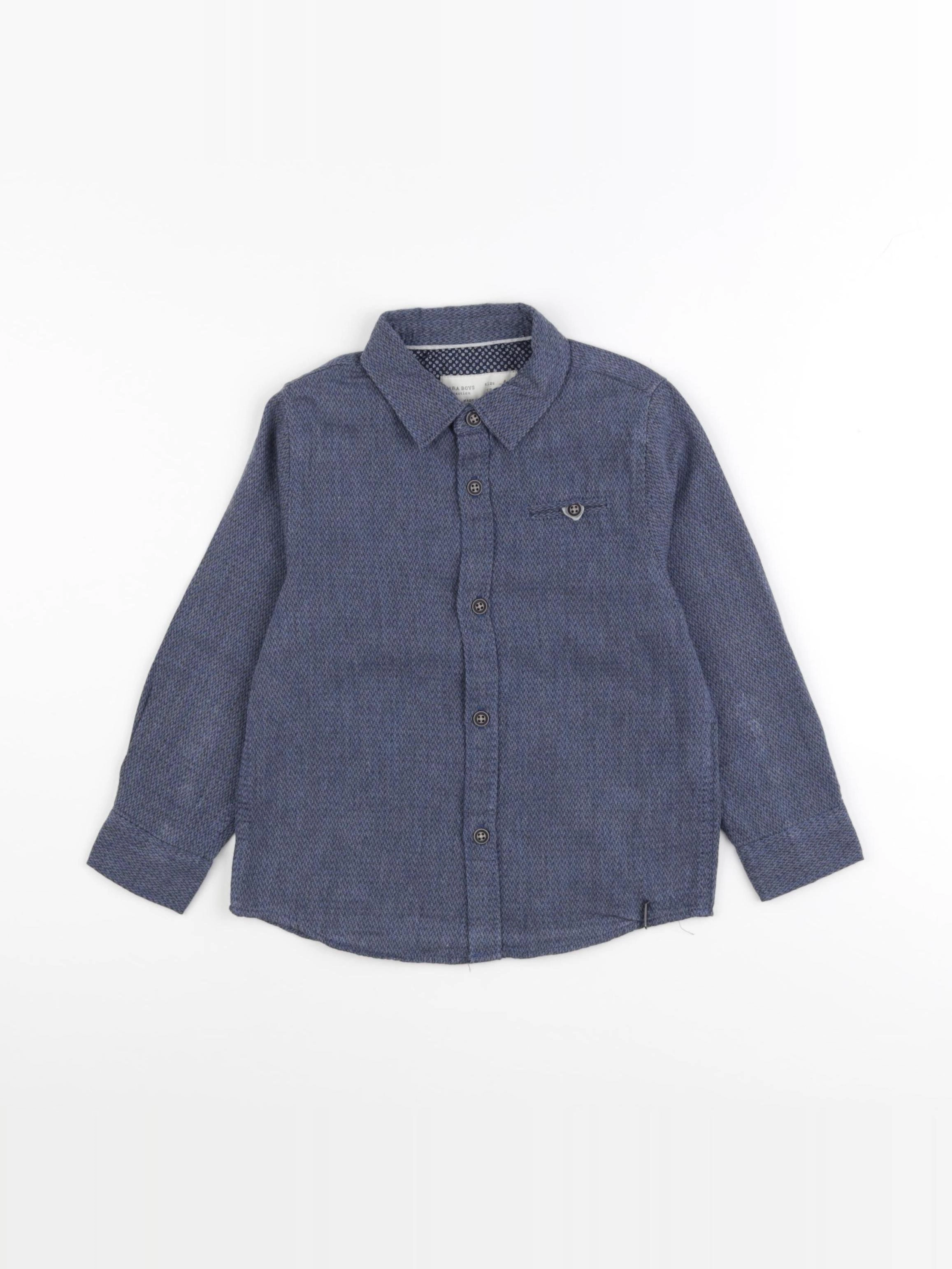 Zara - chemise bleu - 4 ans