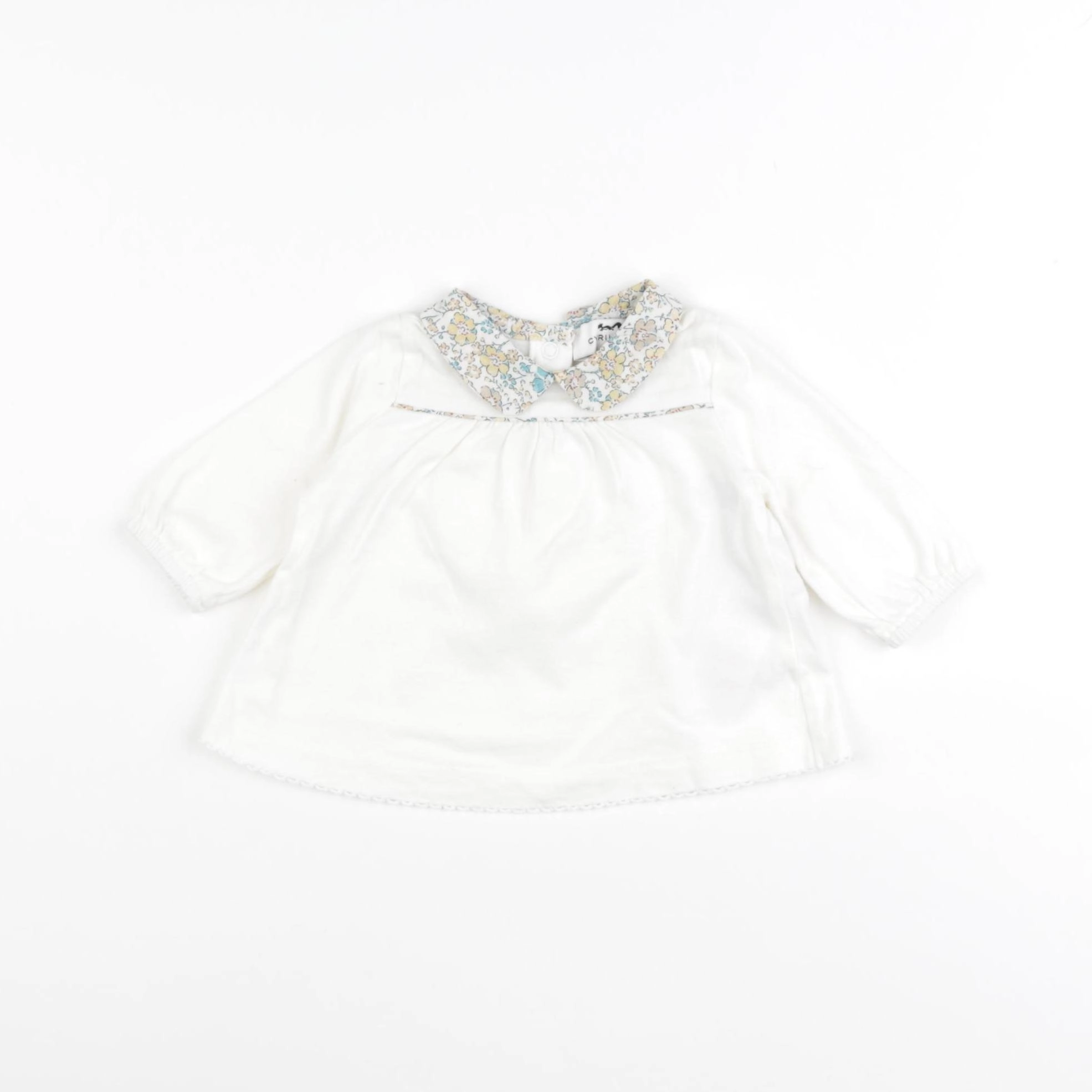 Cyrillus - tee-shirt beige - 3 mois