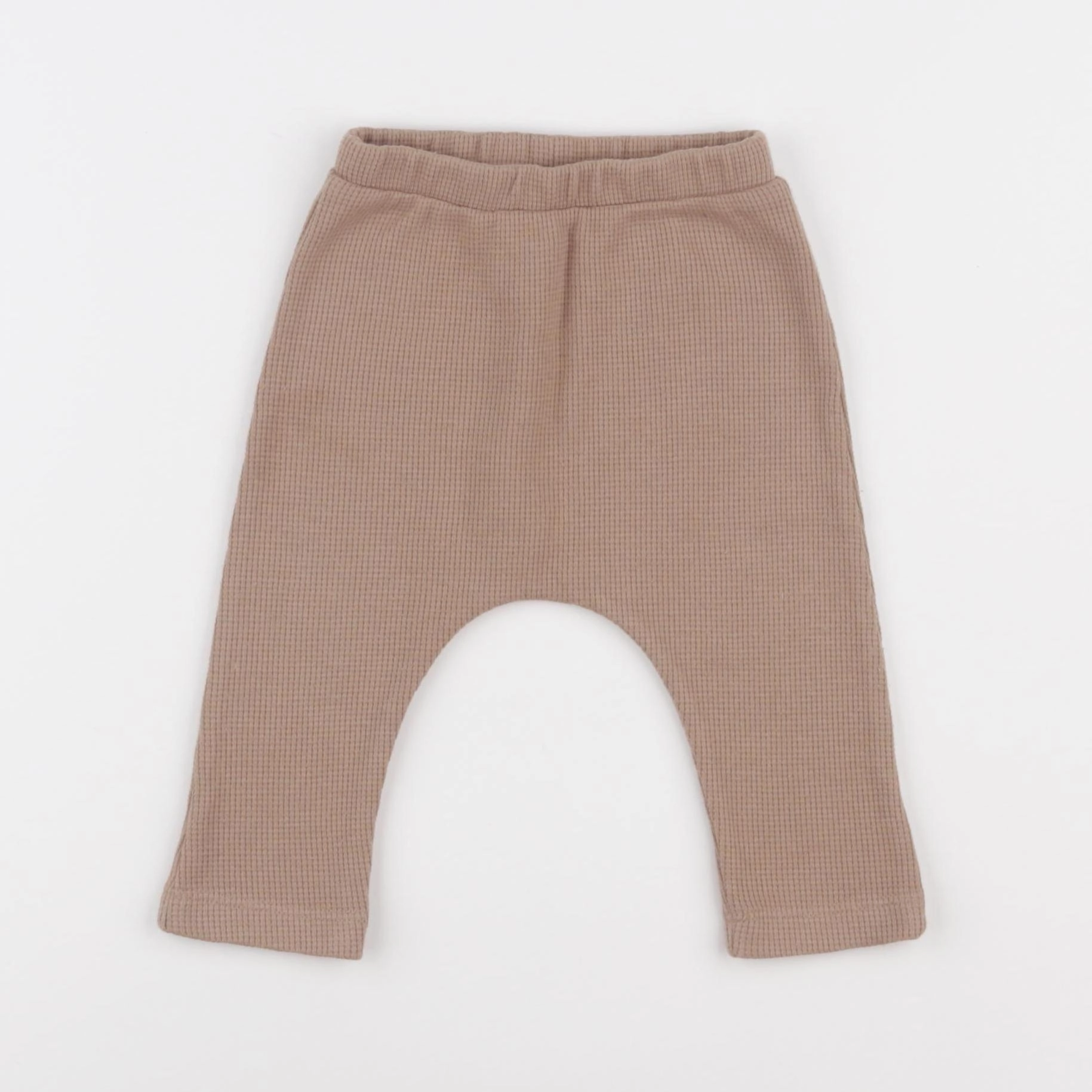 Vertbaudet - sarouel marron - 3 mois