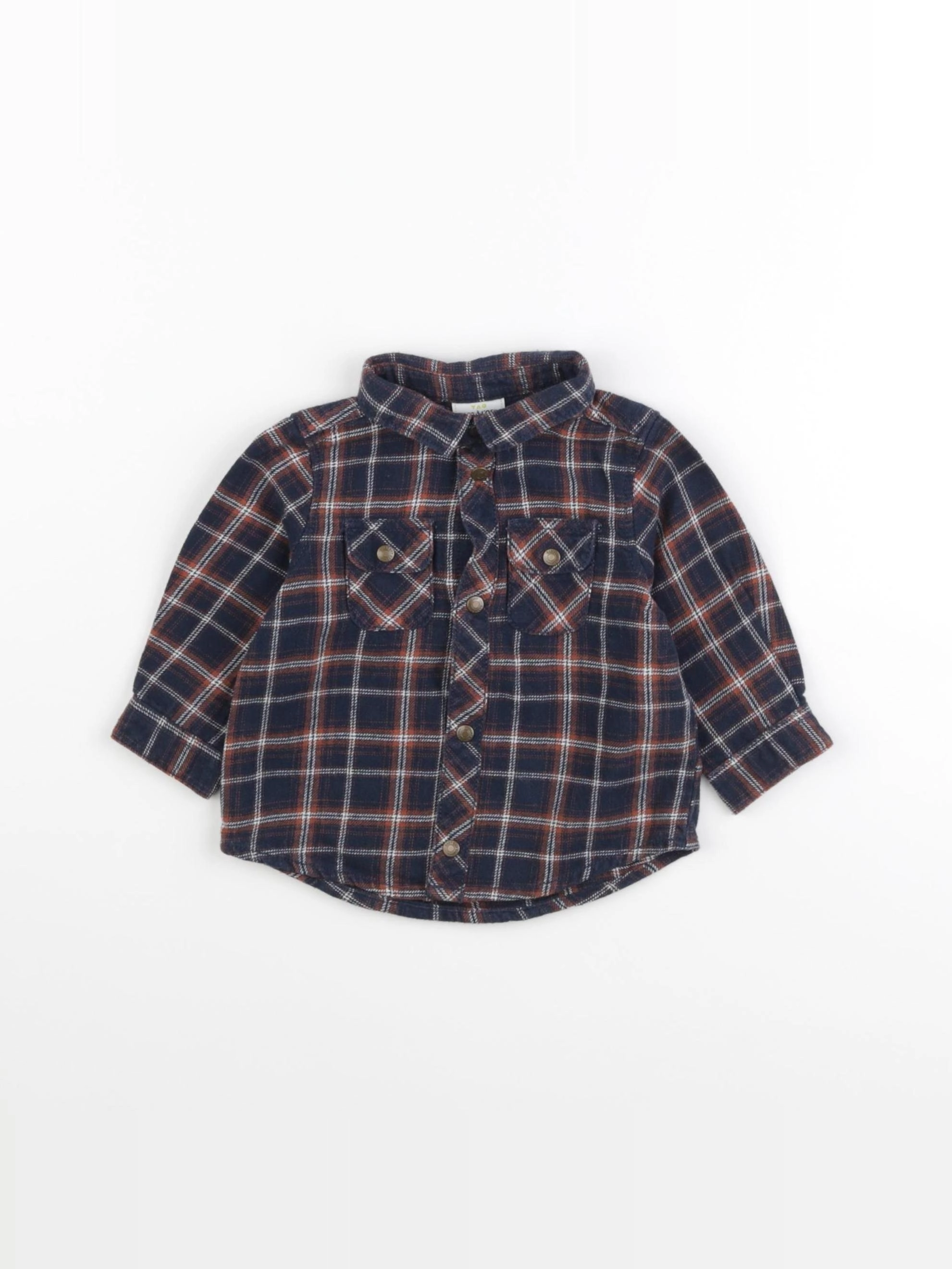 Tape à l'oeil - chemise bleu - 6 mois