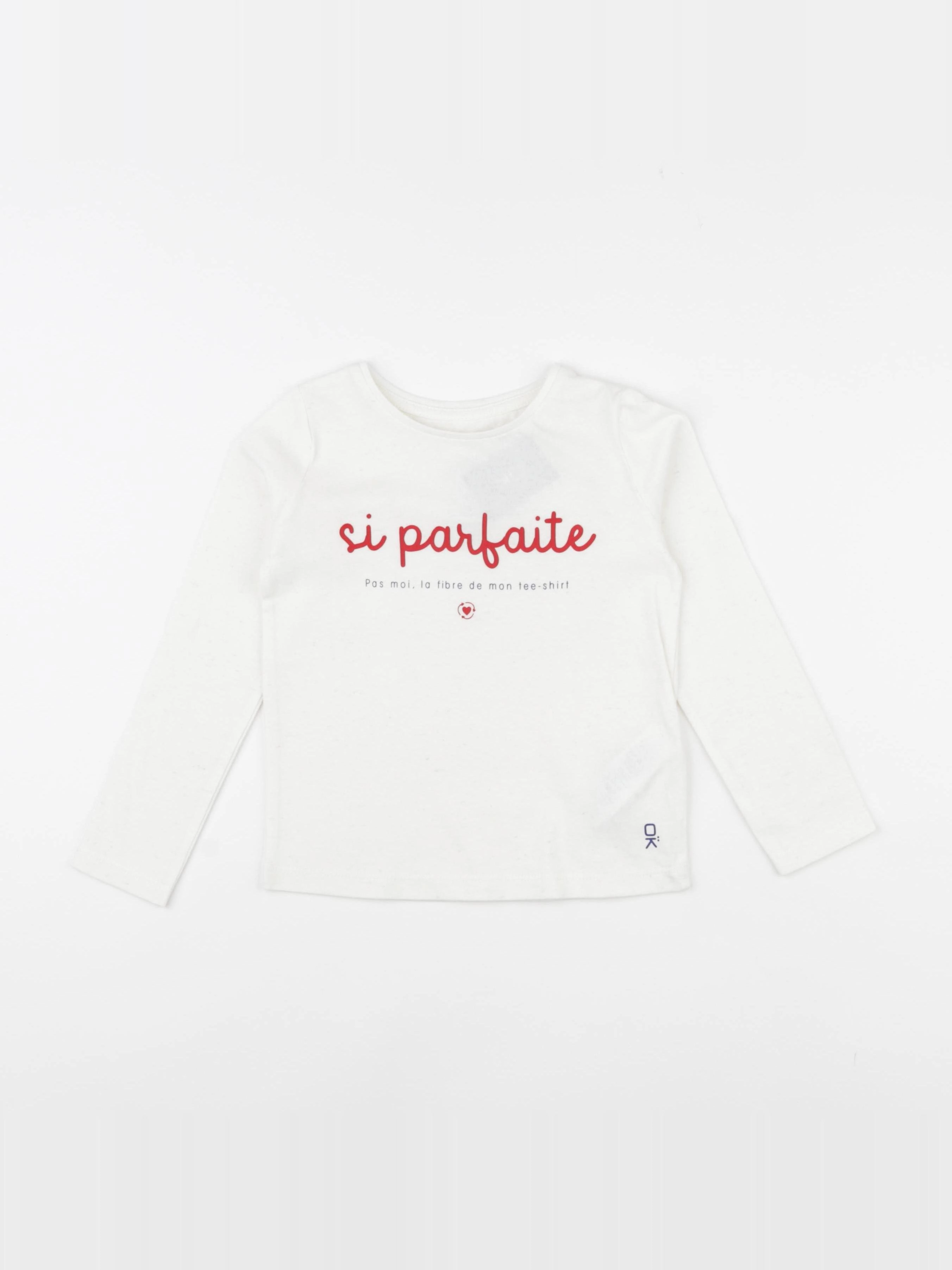 Okaidi - tee-shirt blanc - 3 ans