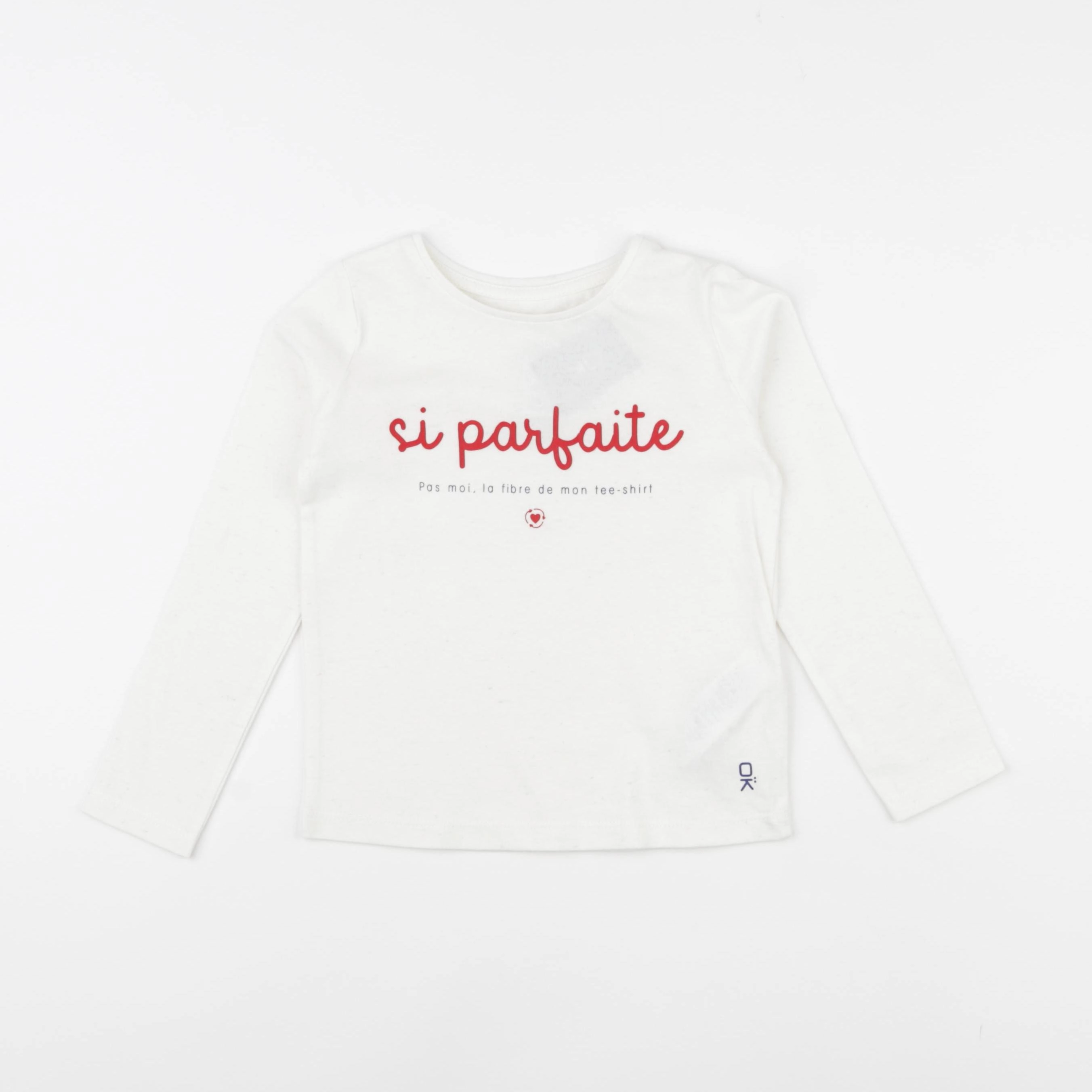 Okaidi - tee-shirt blanc - 3 ans