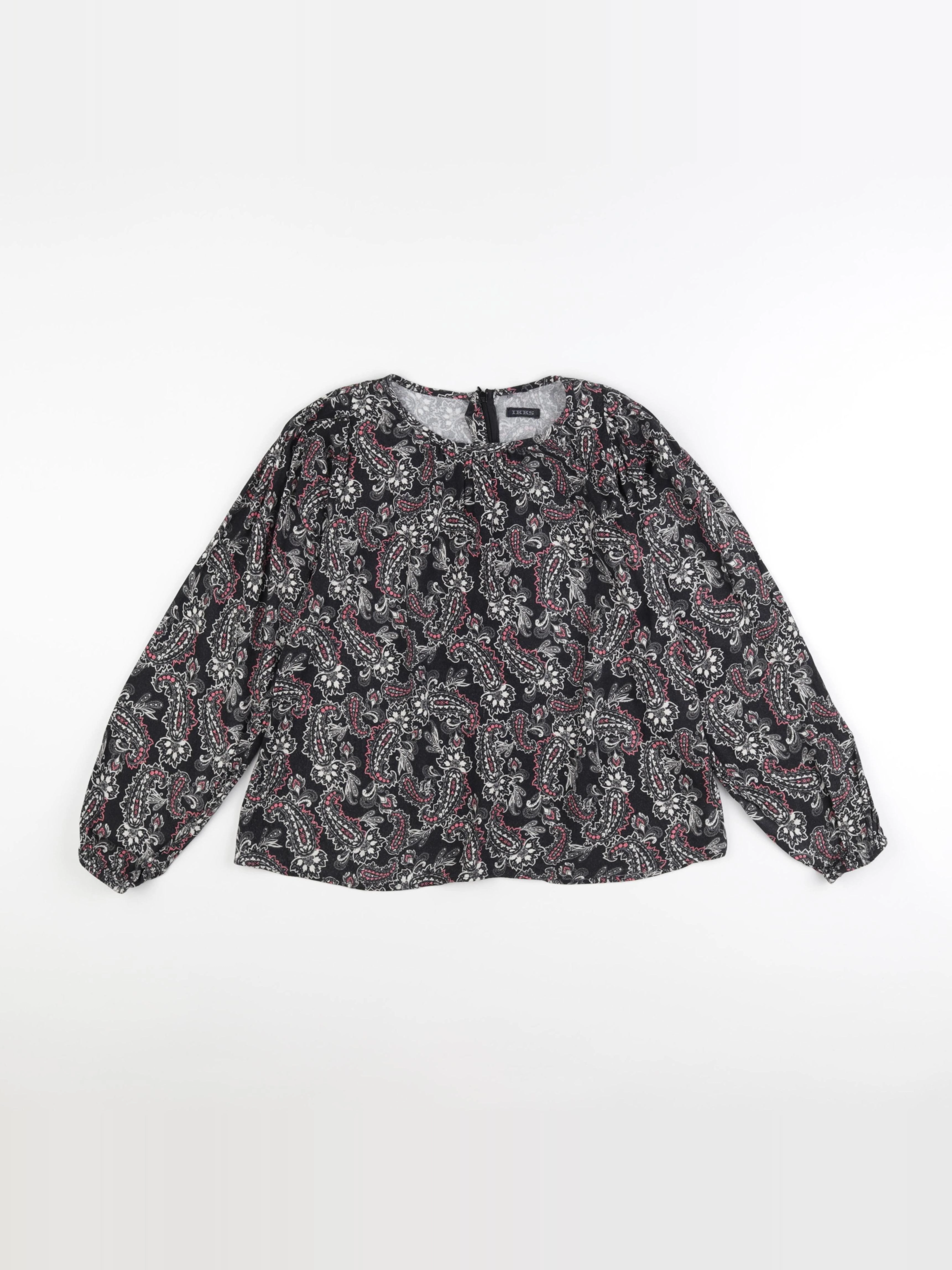 IKKS - blouse noir - 10 ans