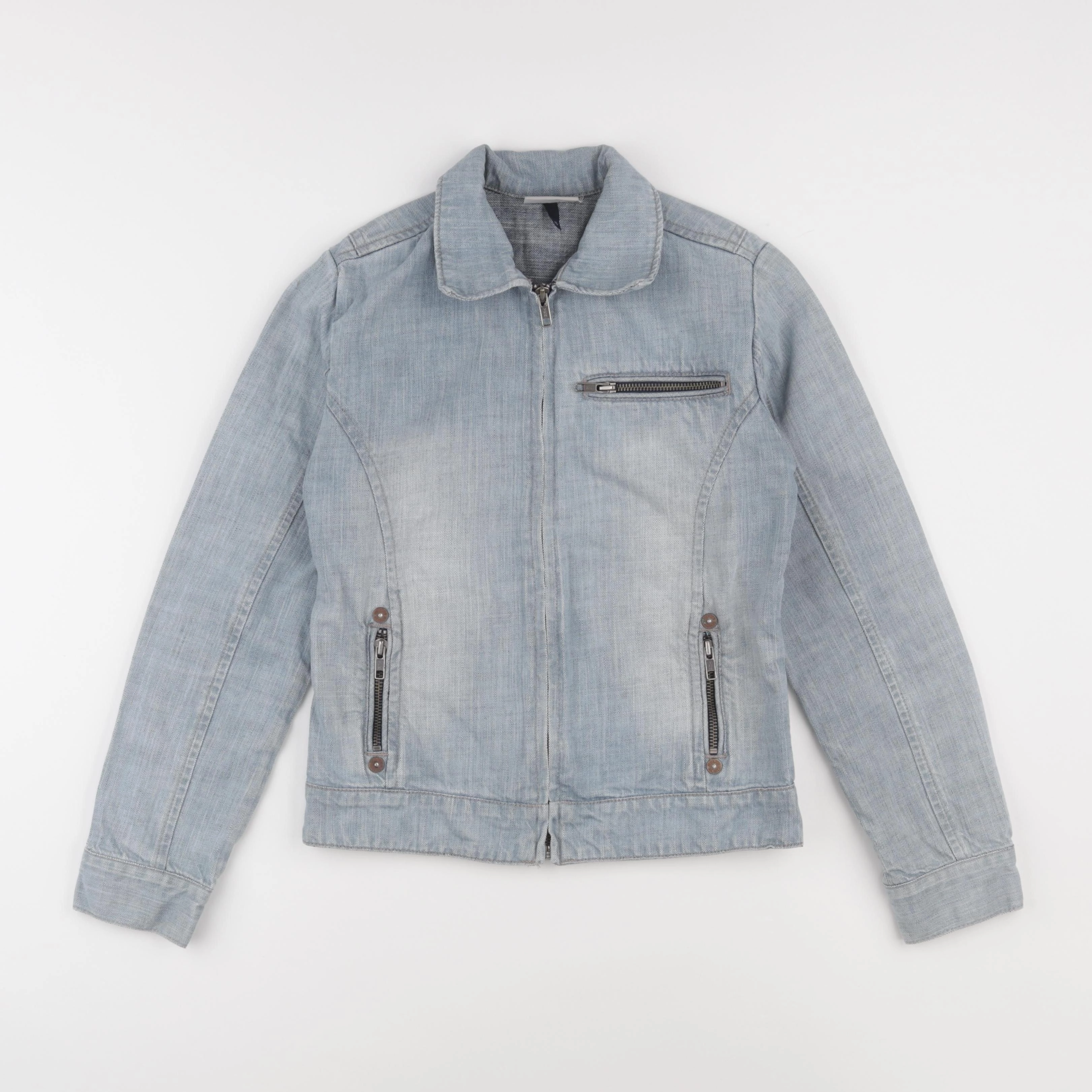 IKKS - veste imprimé au dos bleu - 12 ans