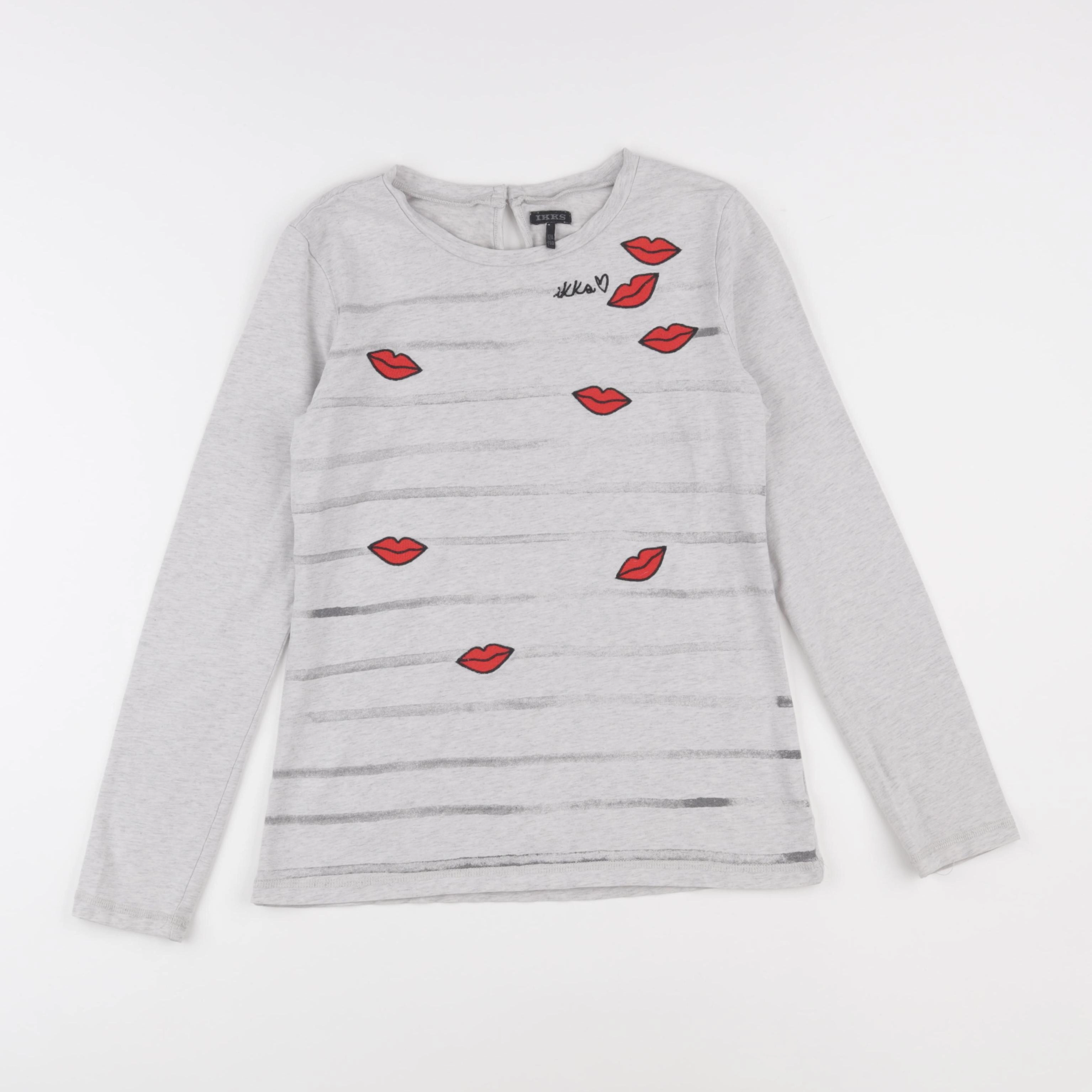 IKKS - tee-shirt gris - 12 ans