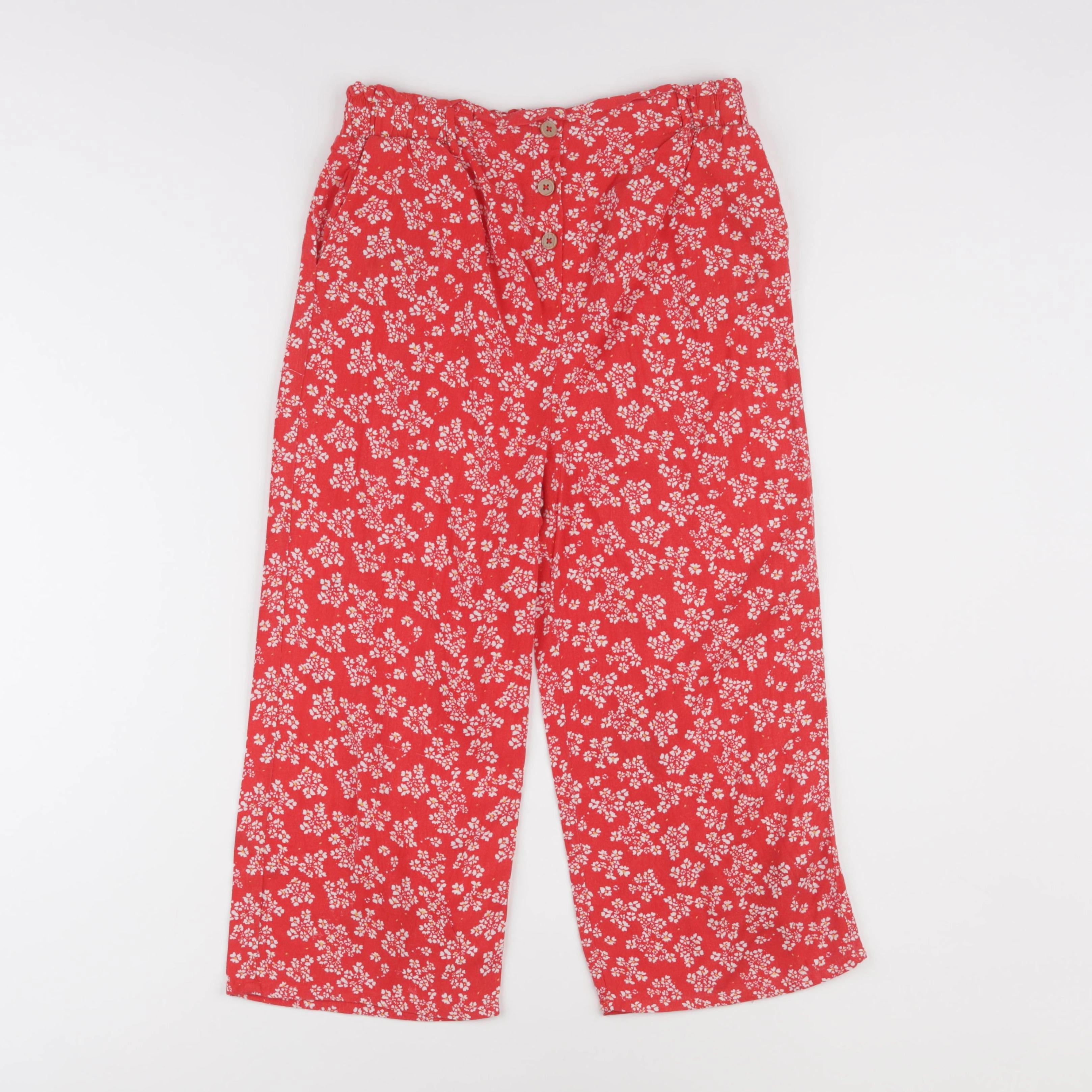 Vertbaudet - pantalon rouge - 12 ans