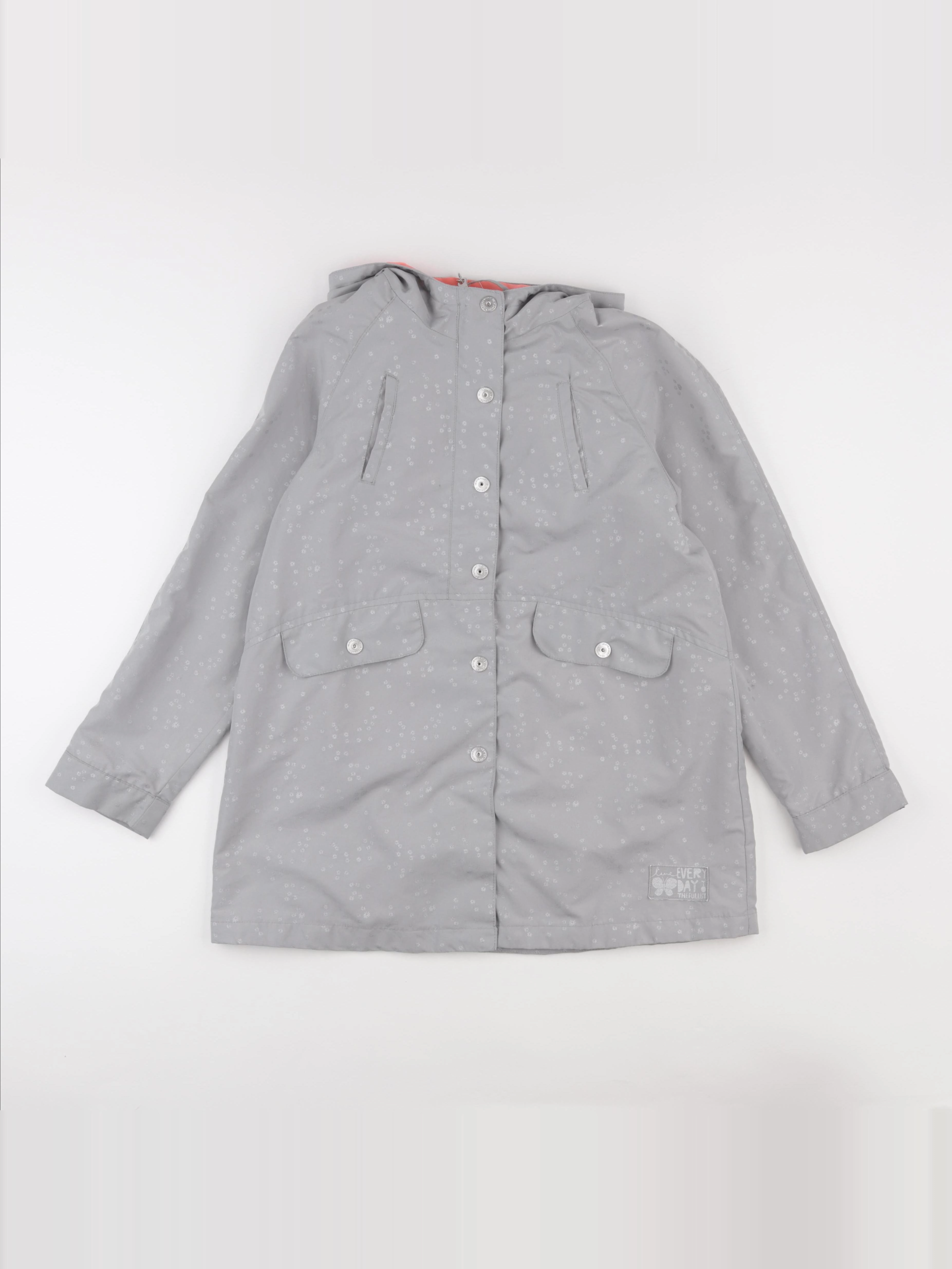 Vertbaudet - imperméable gris - 12 ans