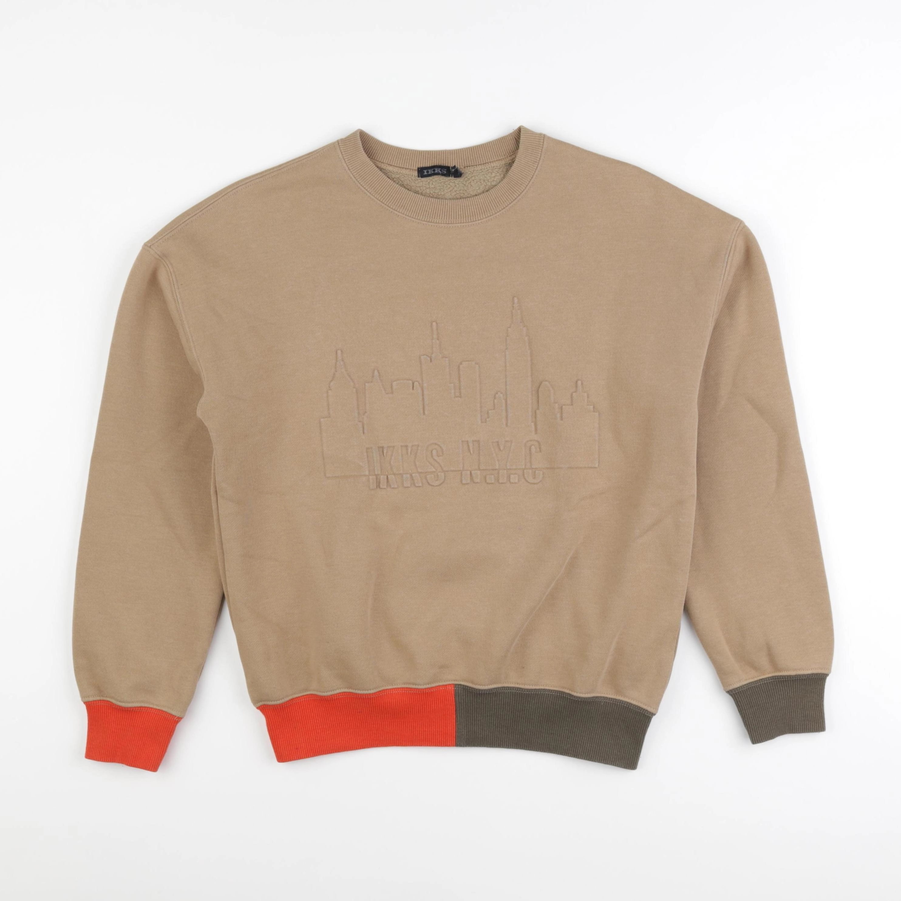 IKKS - sweat beige - 12 ans