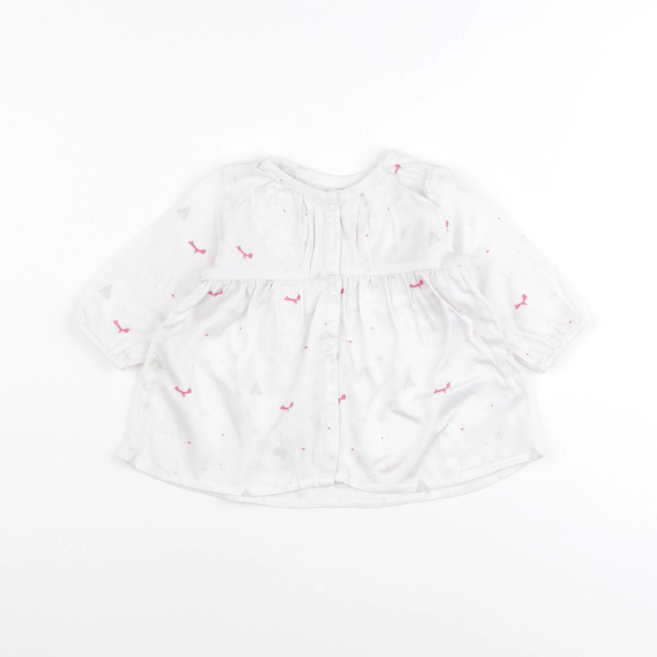Vertbaudet - blouse blanc - 3 mois