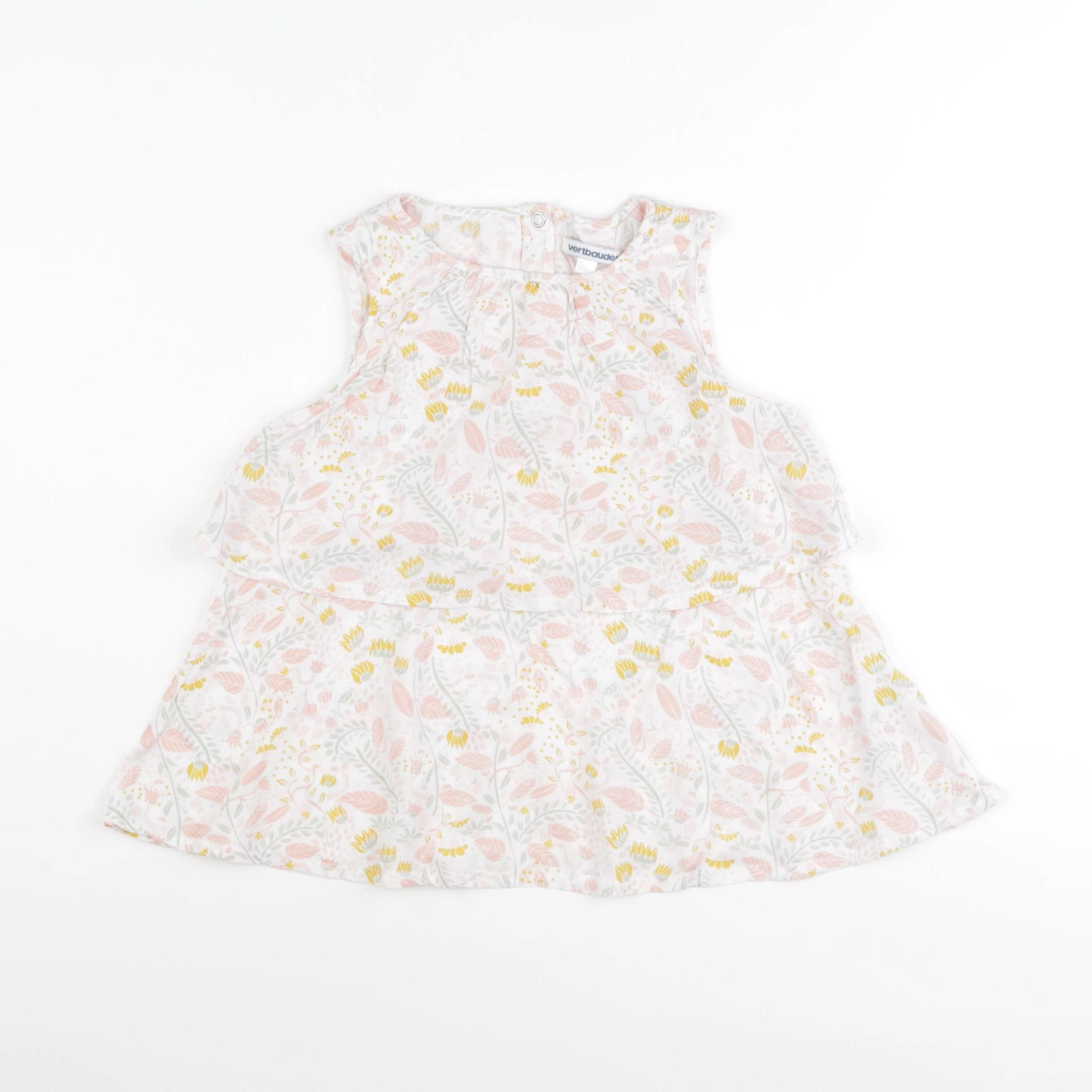 Vertbaudet - robe rose - 36 mois