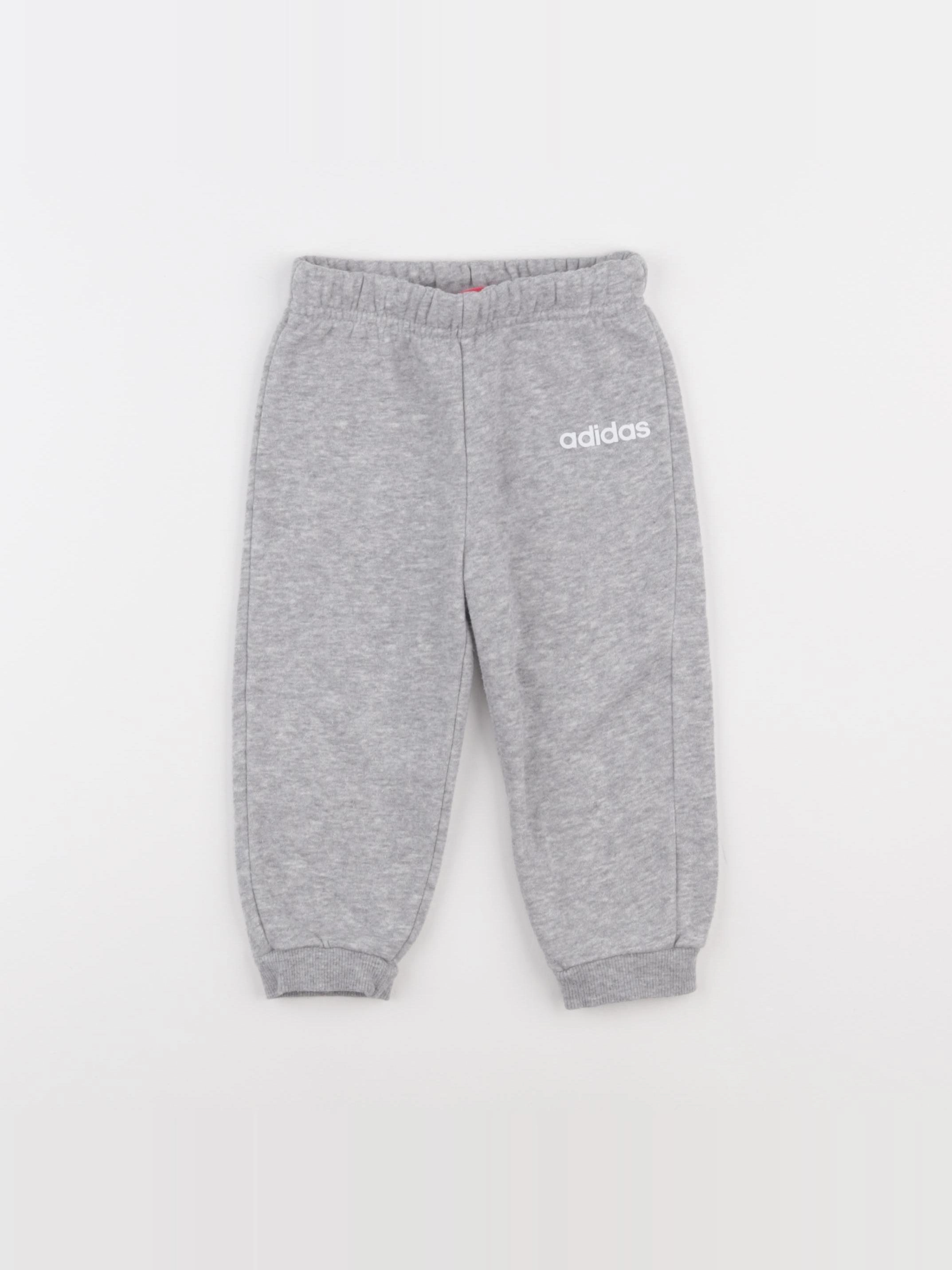 Adidas - jogging gris - 9/12 mois