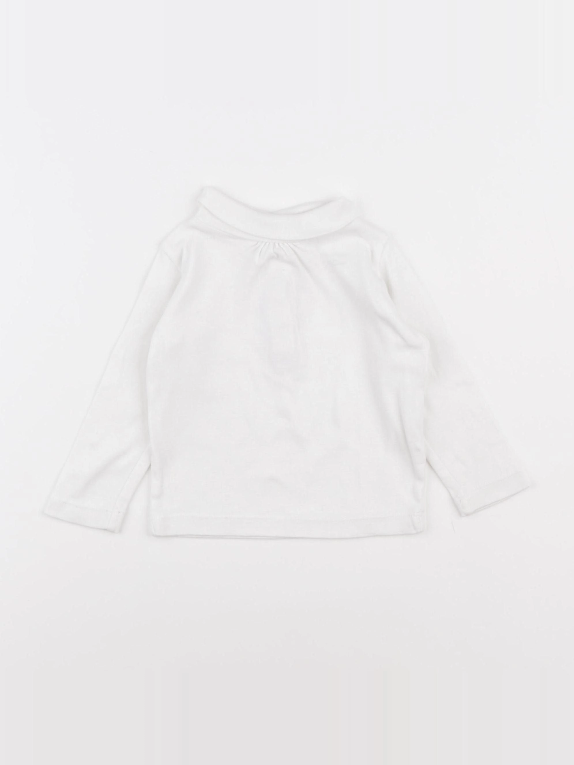 Boutchou - sous-pull blanc - 12 mois