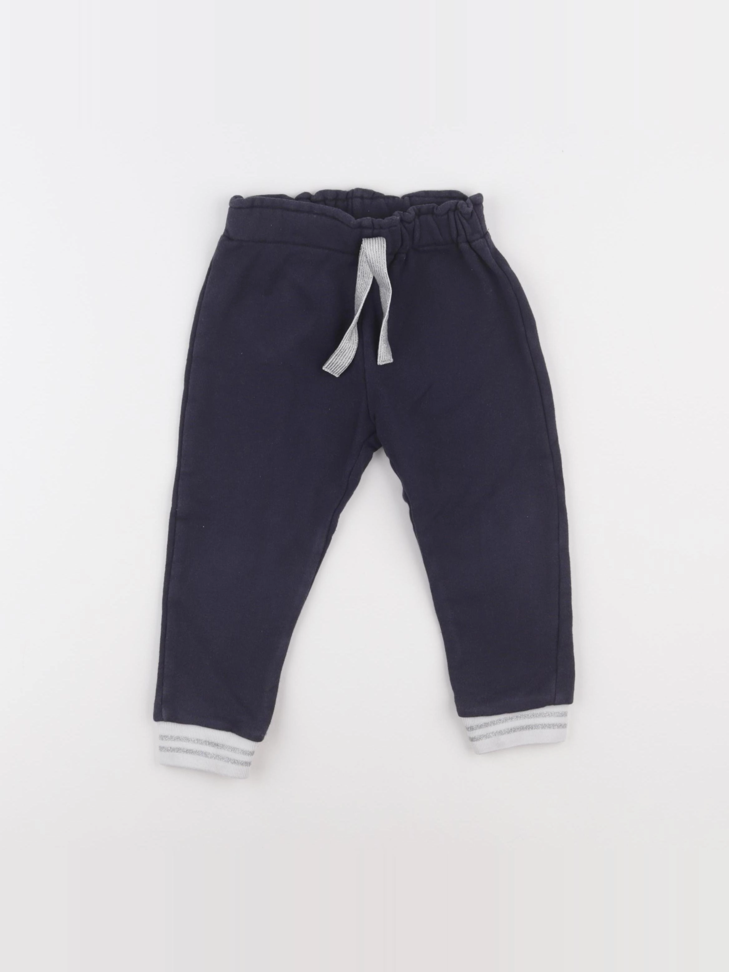 Petit Bateau - jogging bleu - 24 mois