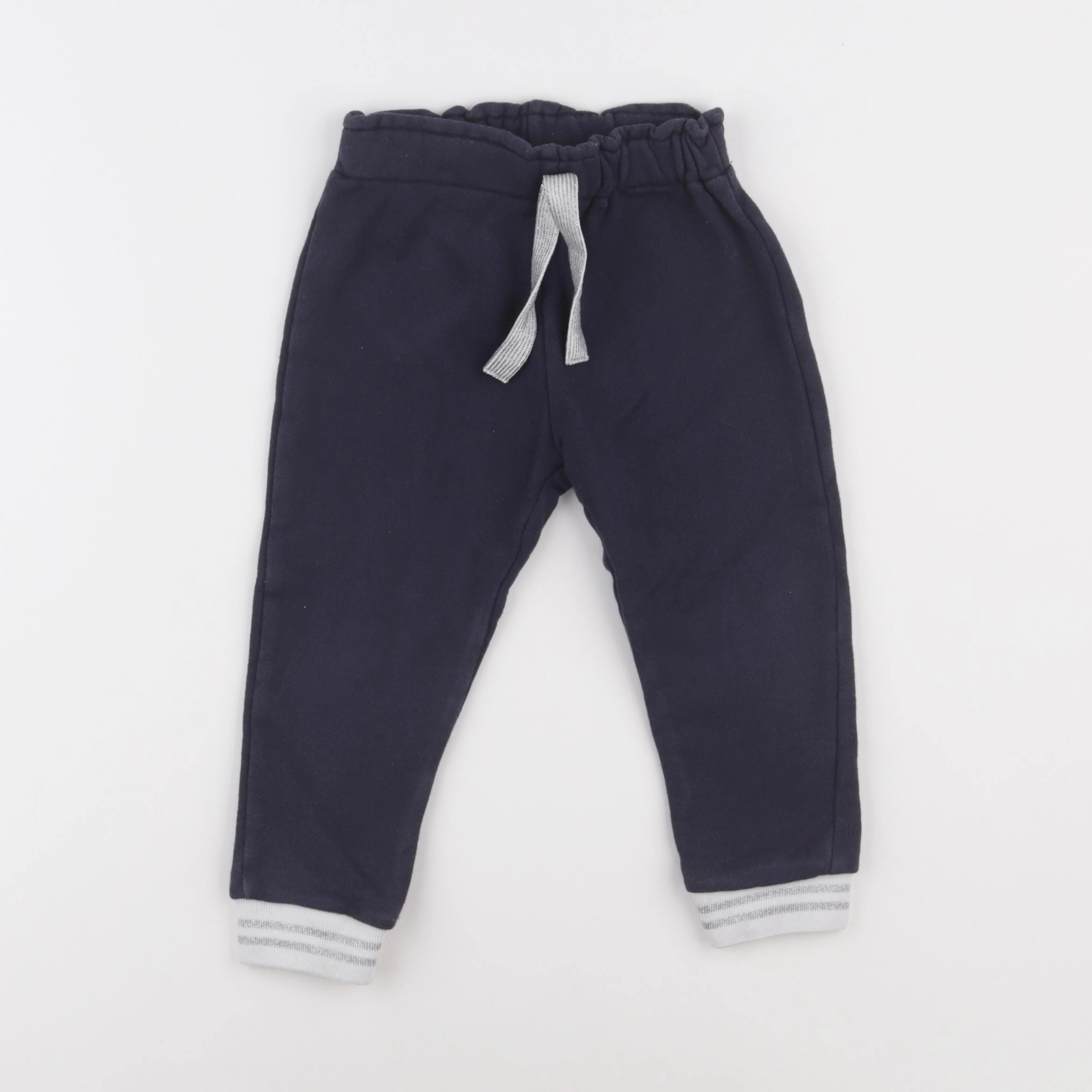 Petit Bateau - jogging bleu - 24 mois