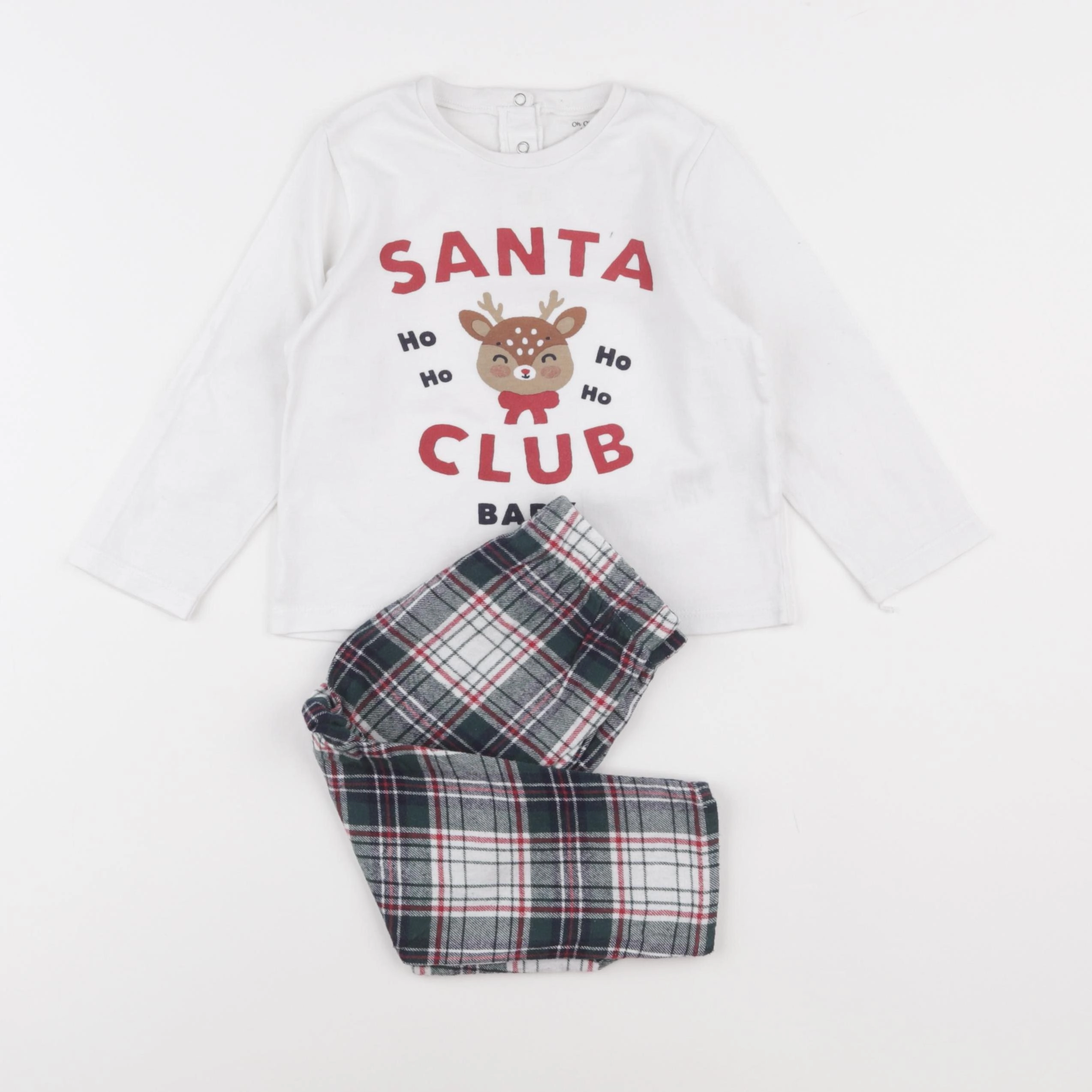 Vertbaudet - pyjama coton multicolore - 24 mois