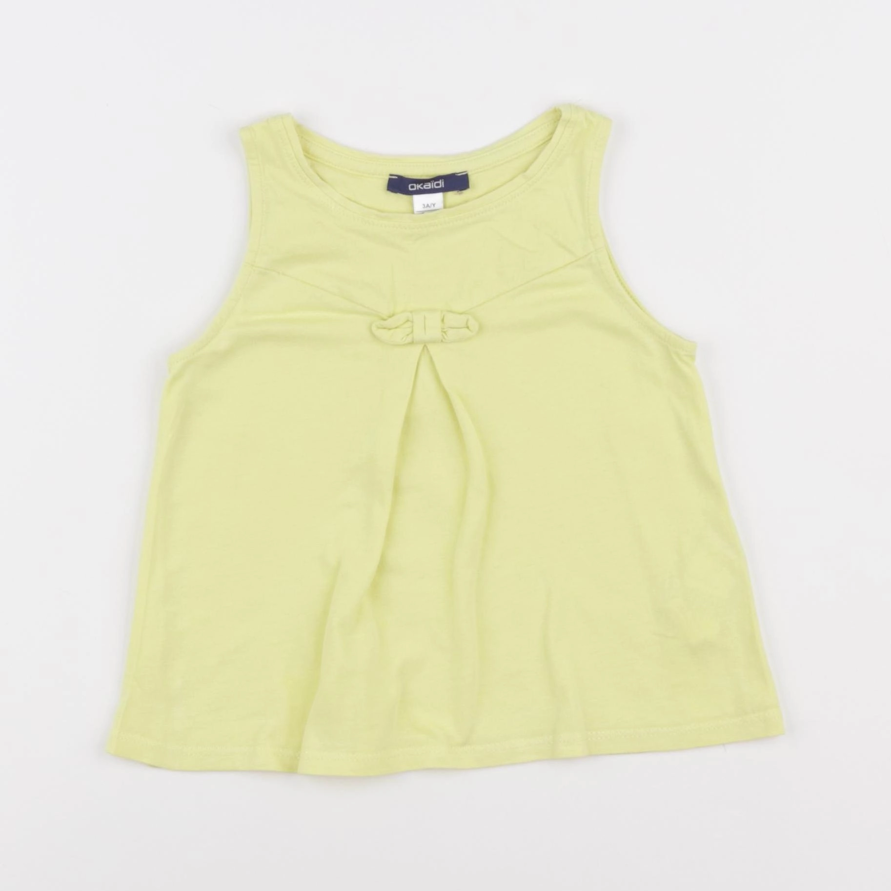 Okaidi - débardeur jaune - 3 ans