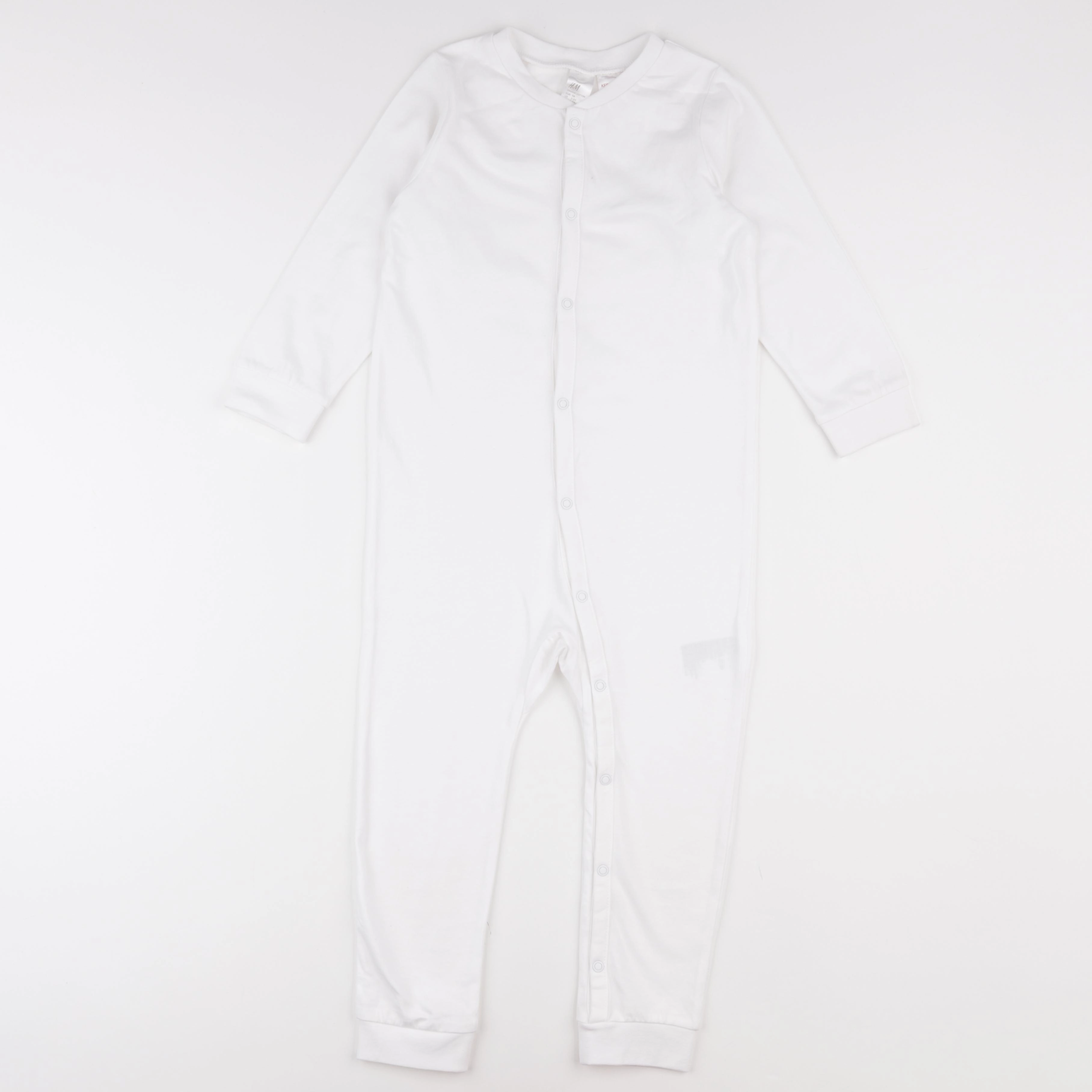 H&M - pyjama coton blanc - 2/3 ans