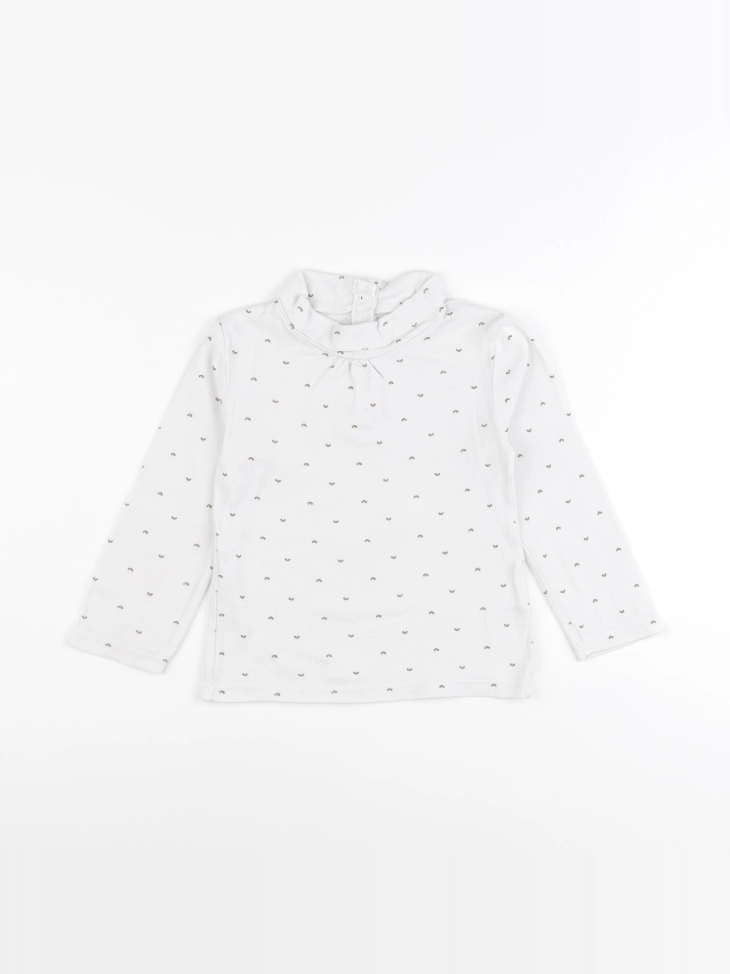 Vertbaudet - sous-pull blanc - 3 ans