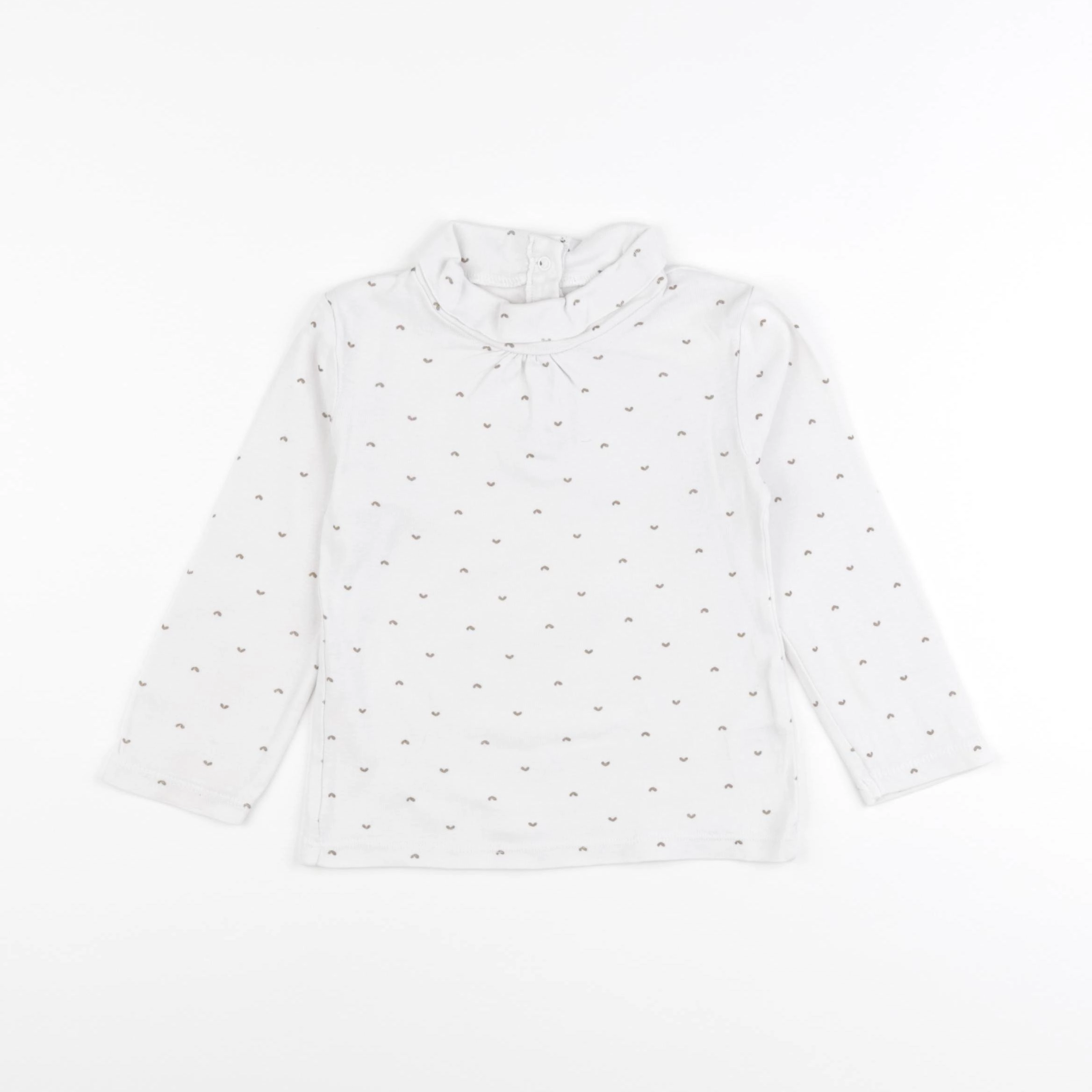 Vertbaudet - sous-pull blanc - 3 ans