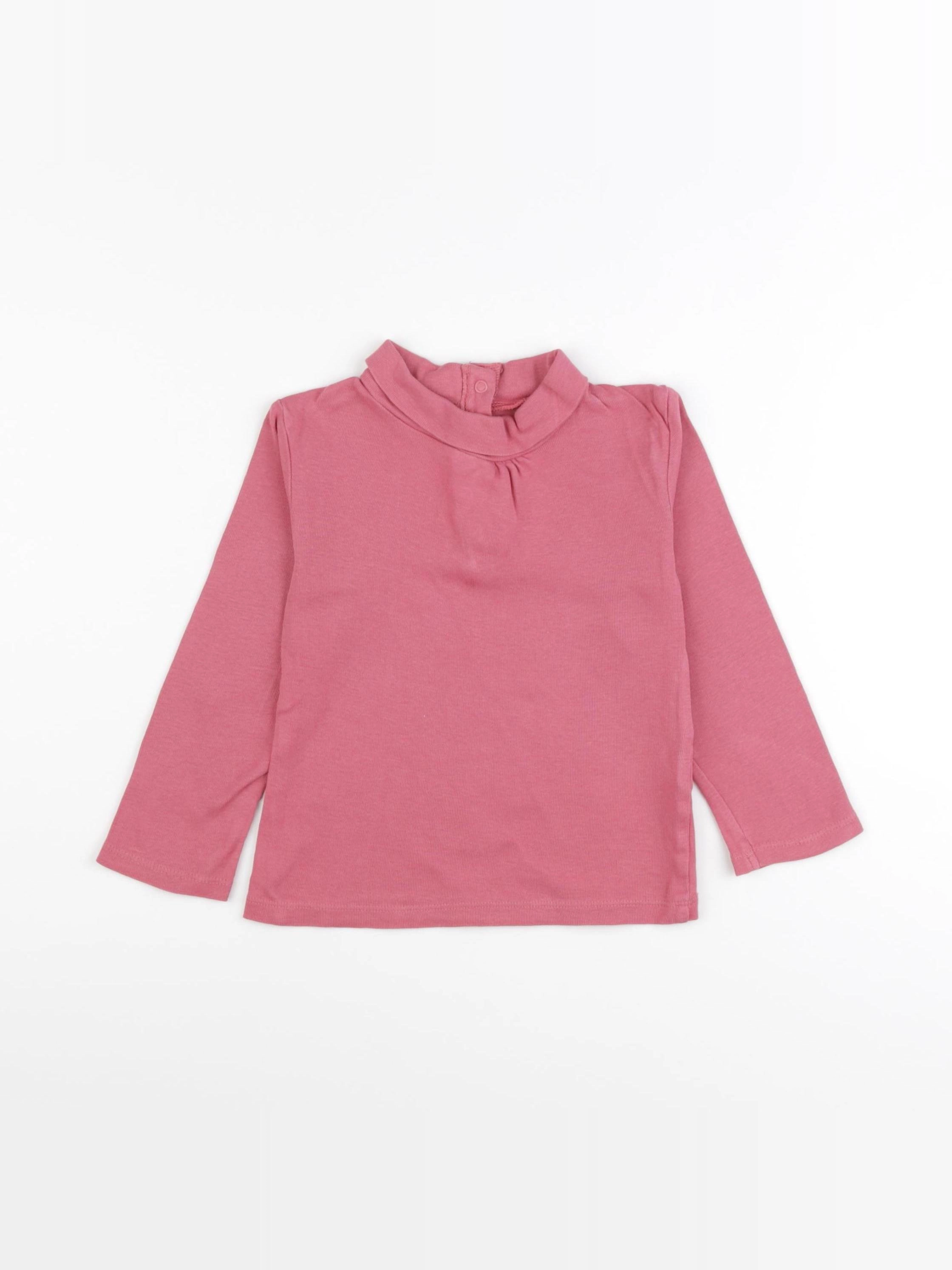 Vertbaudet - sous-pull rose - 3 ans