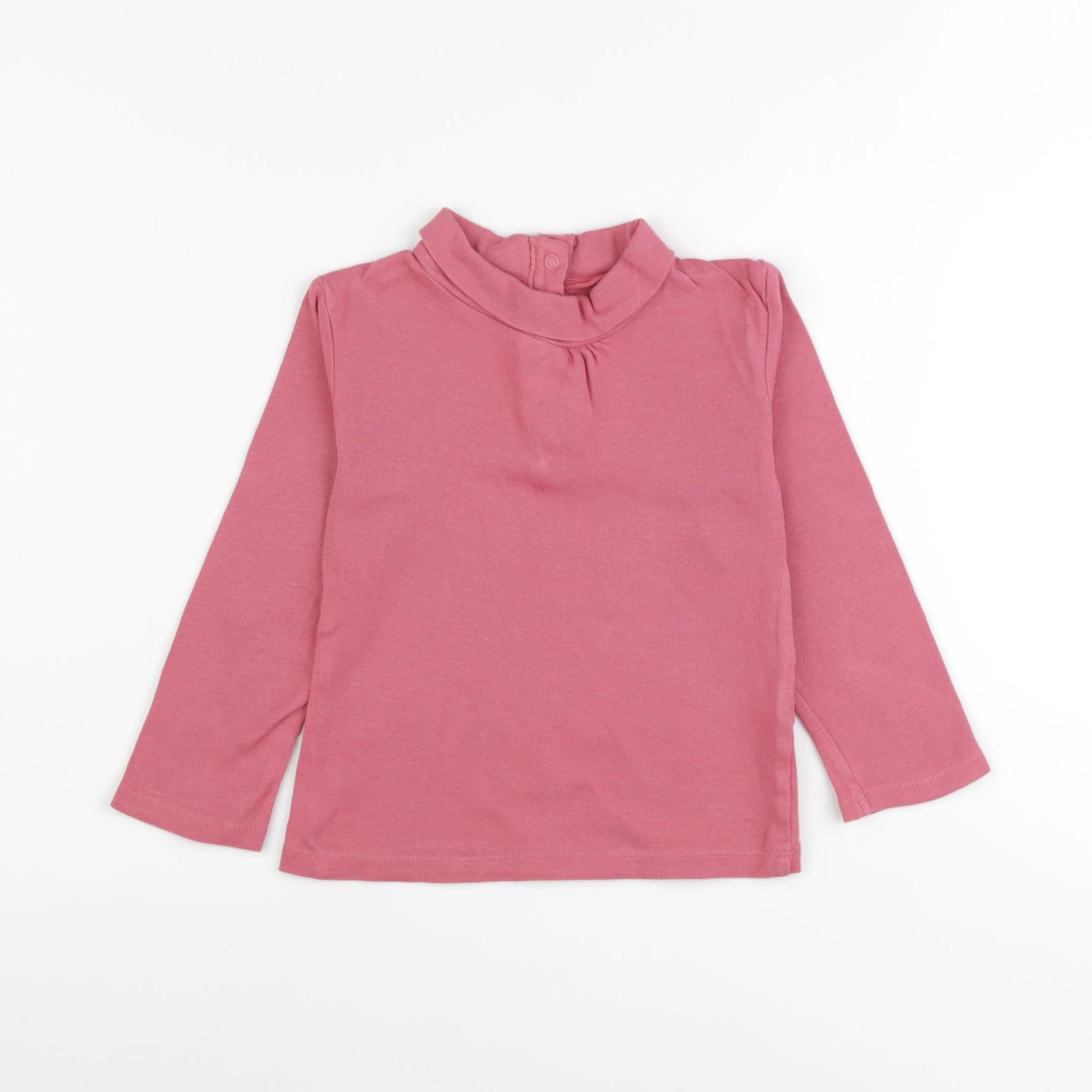 Vertbaudet - sous-pull rose - 3 ans