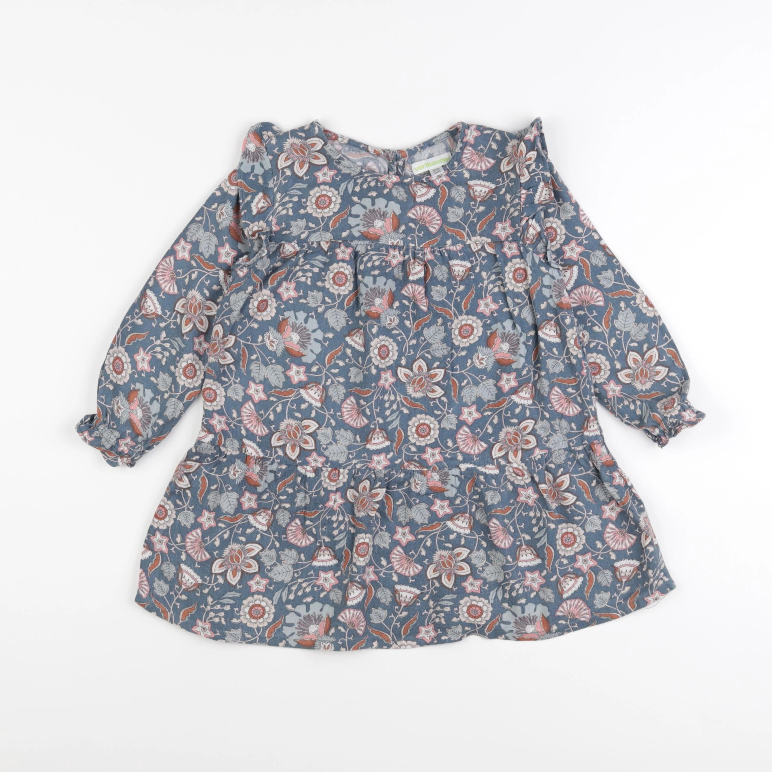 Vertbaudet - robe multicolore - 3 ans