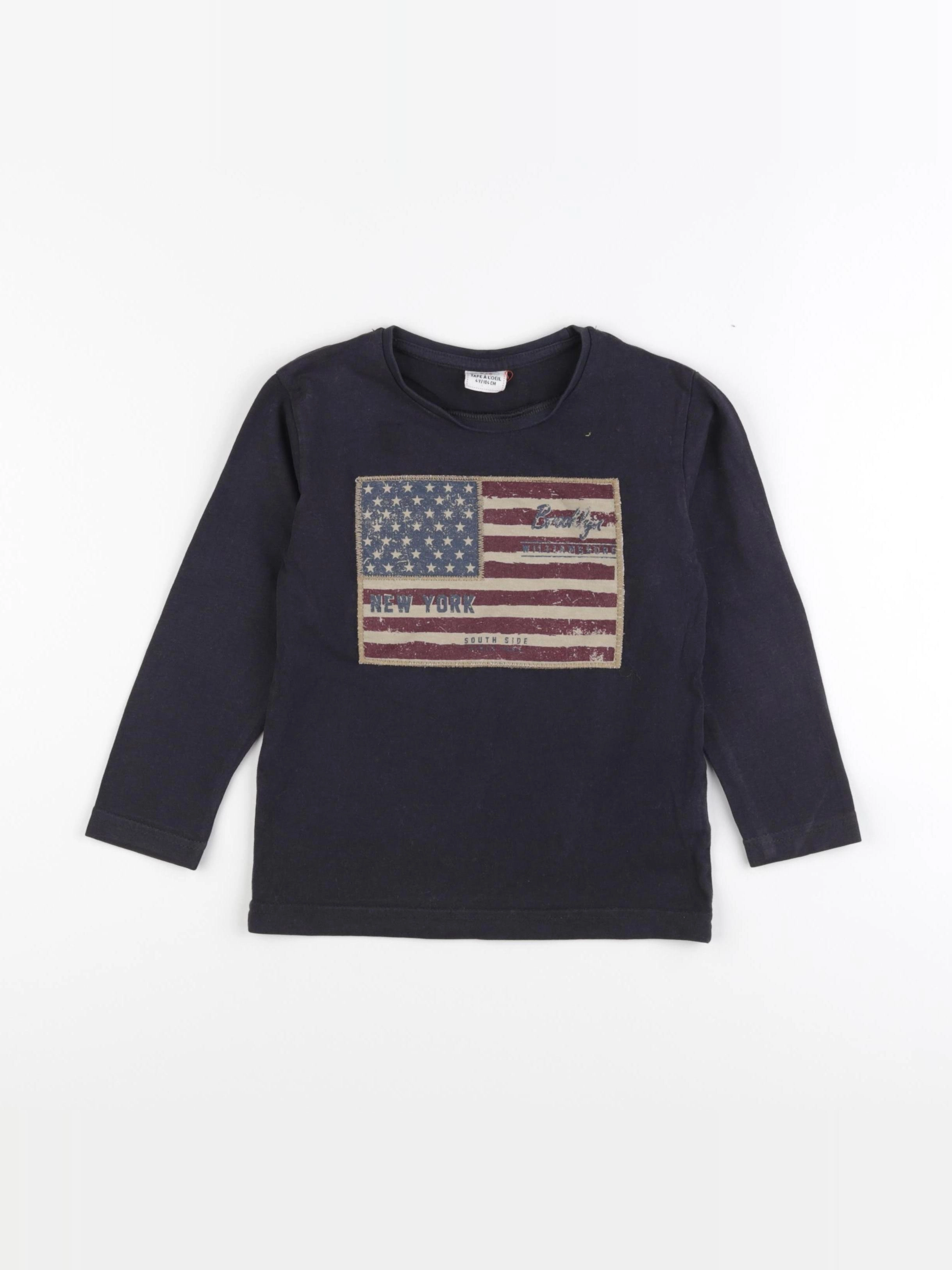 Tape à l'oeil - tee-shirt noir - 4 ans