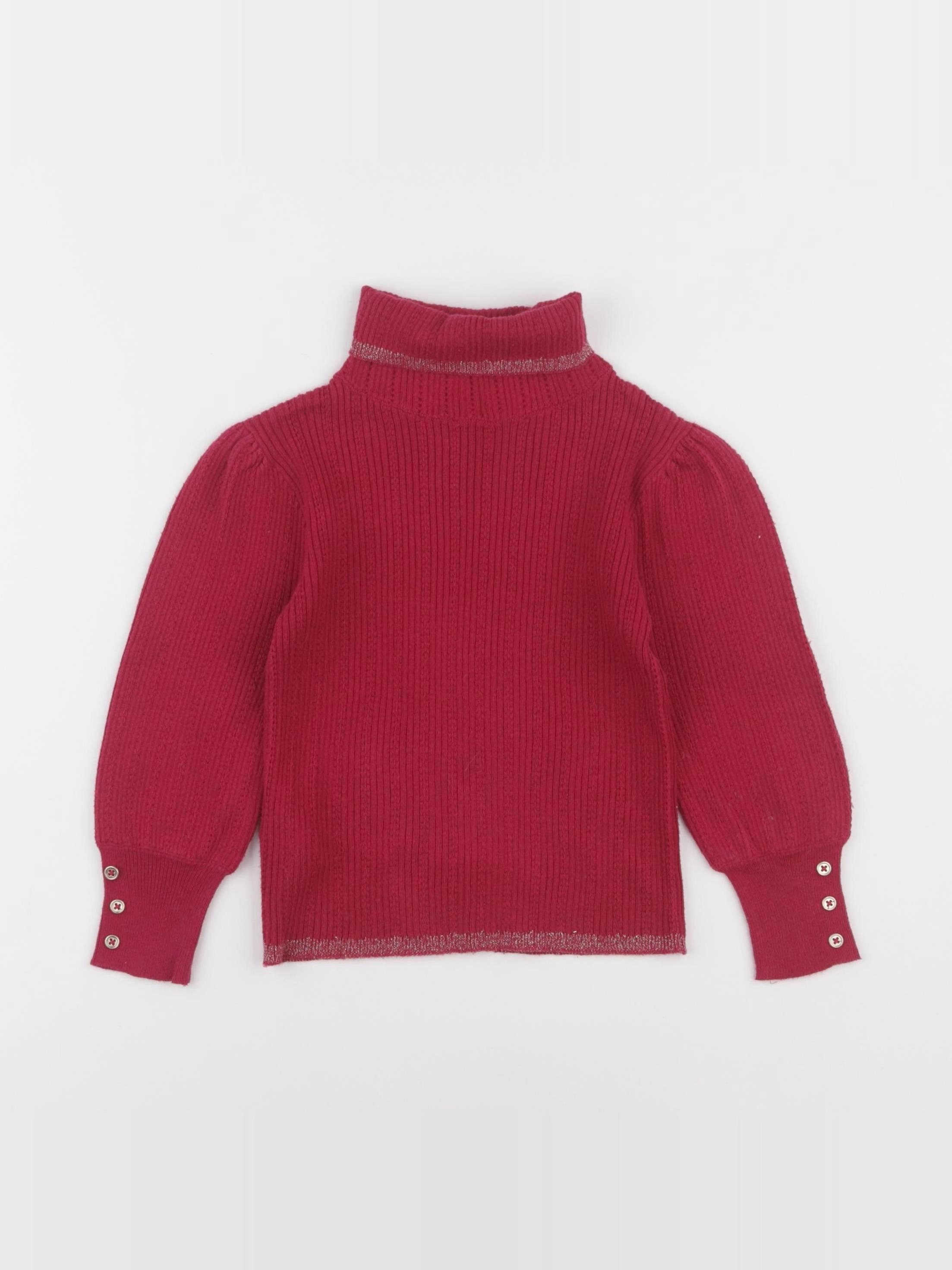 Tape à l'oeil - pull rouge - 3 ans