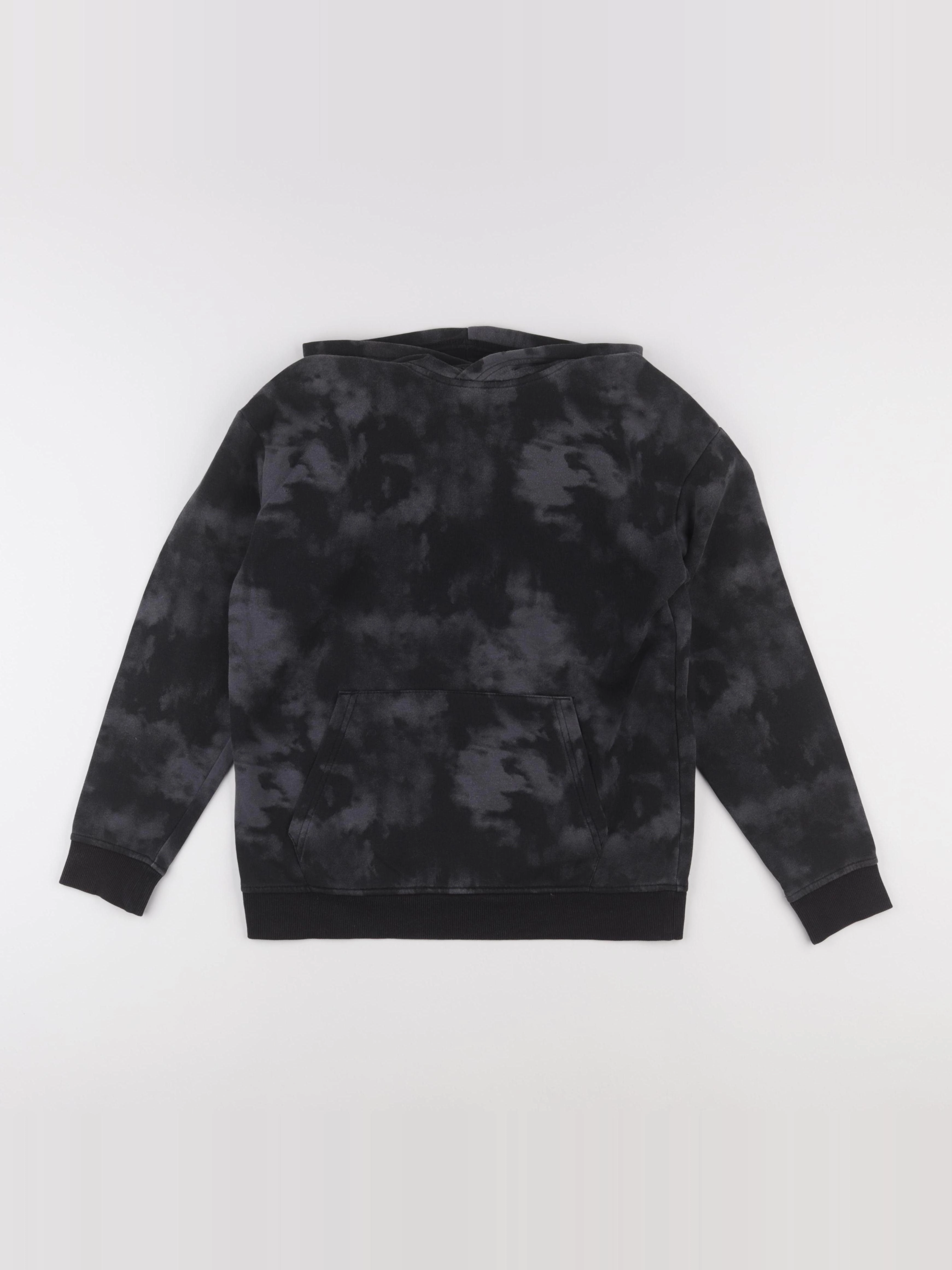 H&M - sweat gris, noir - 12/13 ans