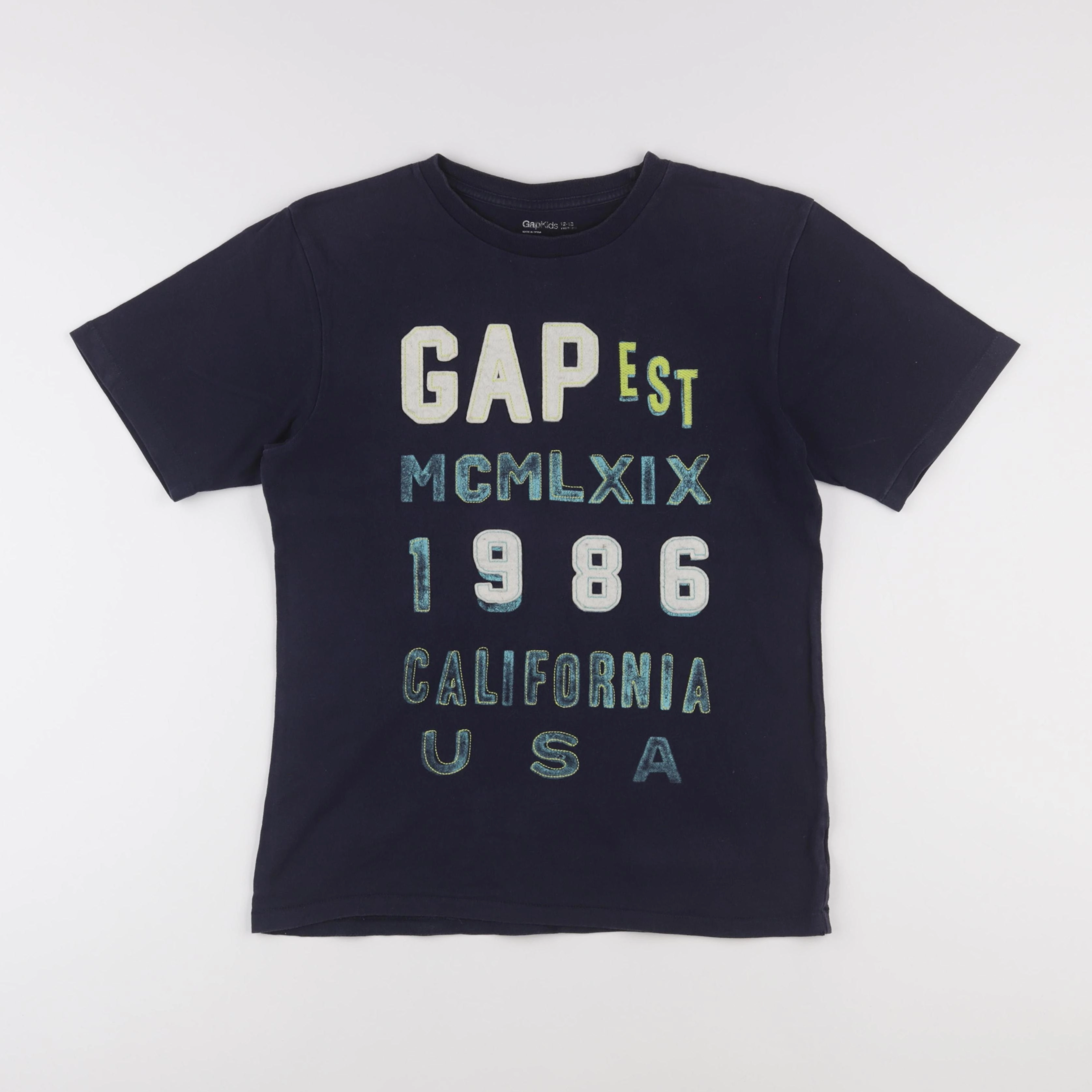 GAP - tee-shirt bleu - 12/13 ans