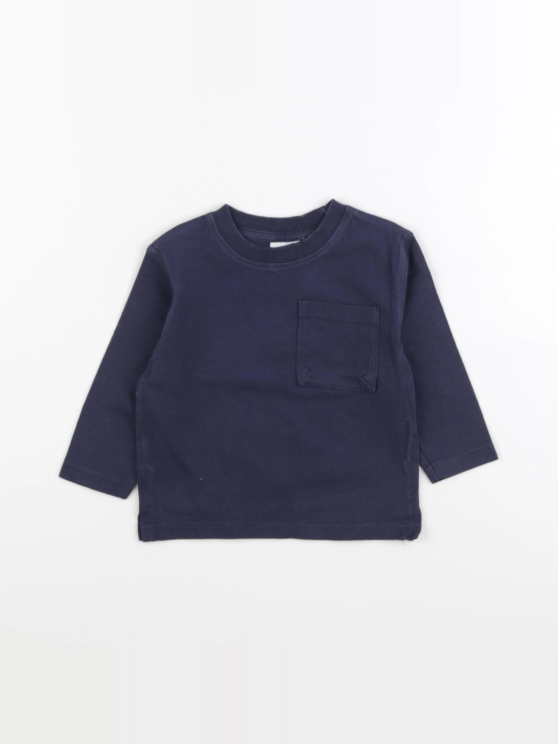 Zara - tee-shirt bleu - 6/9 mois
