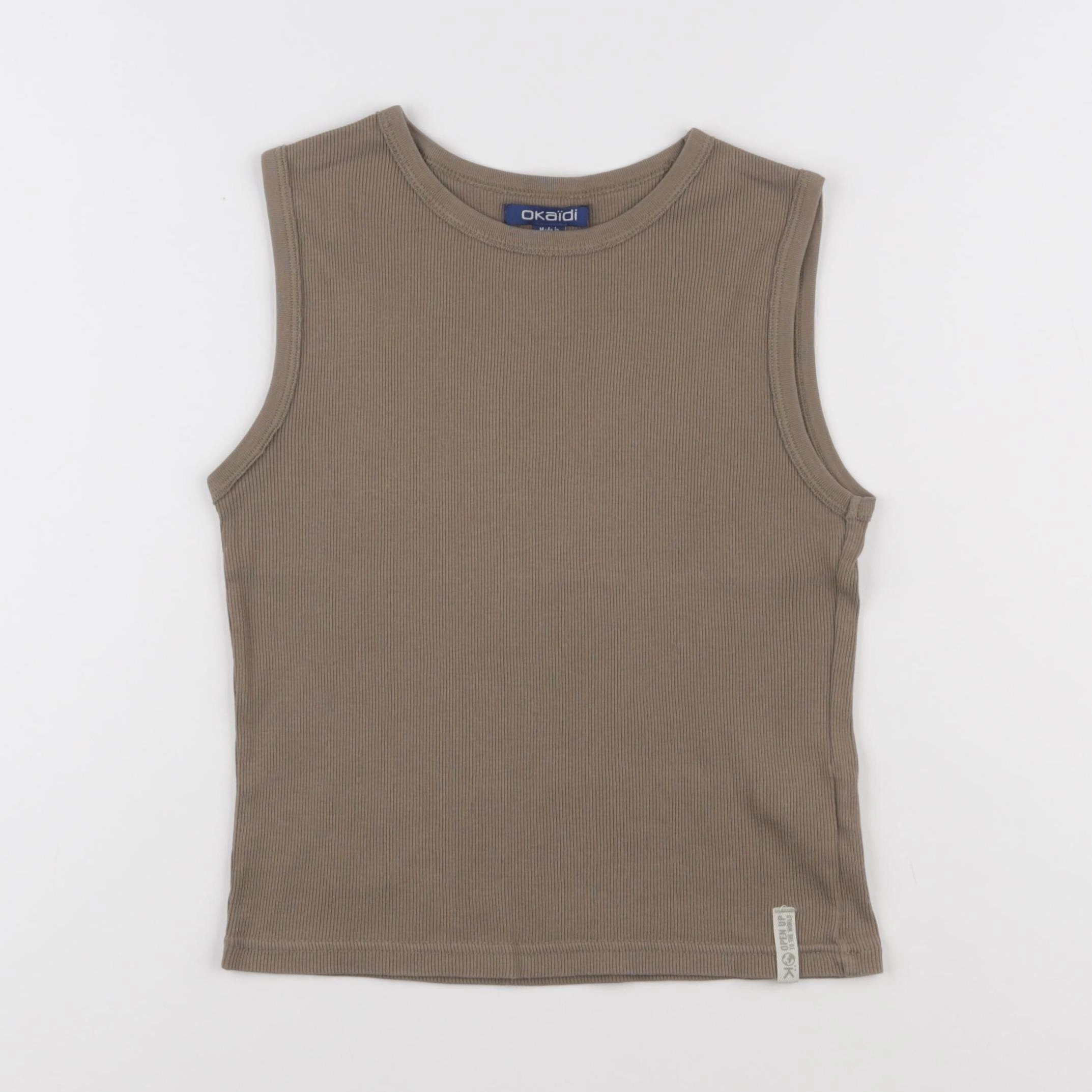 Okaidi - débardeur marron - 8 ans