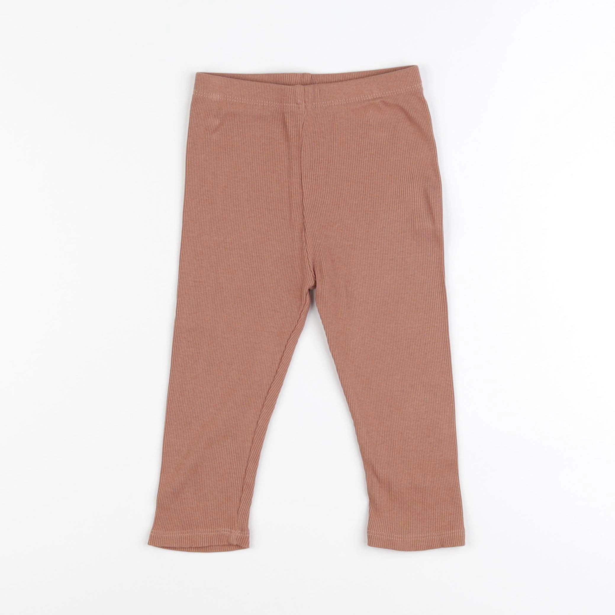 Vertbaudet - legging marron - 24 mois