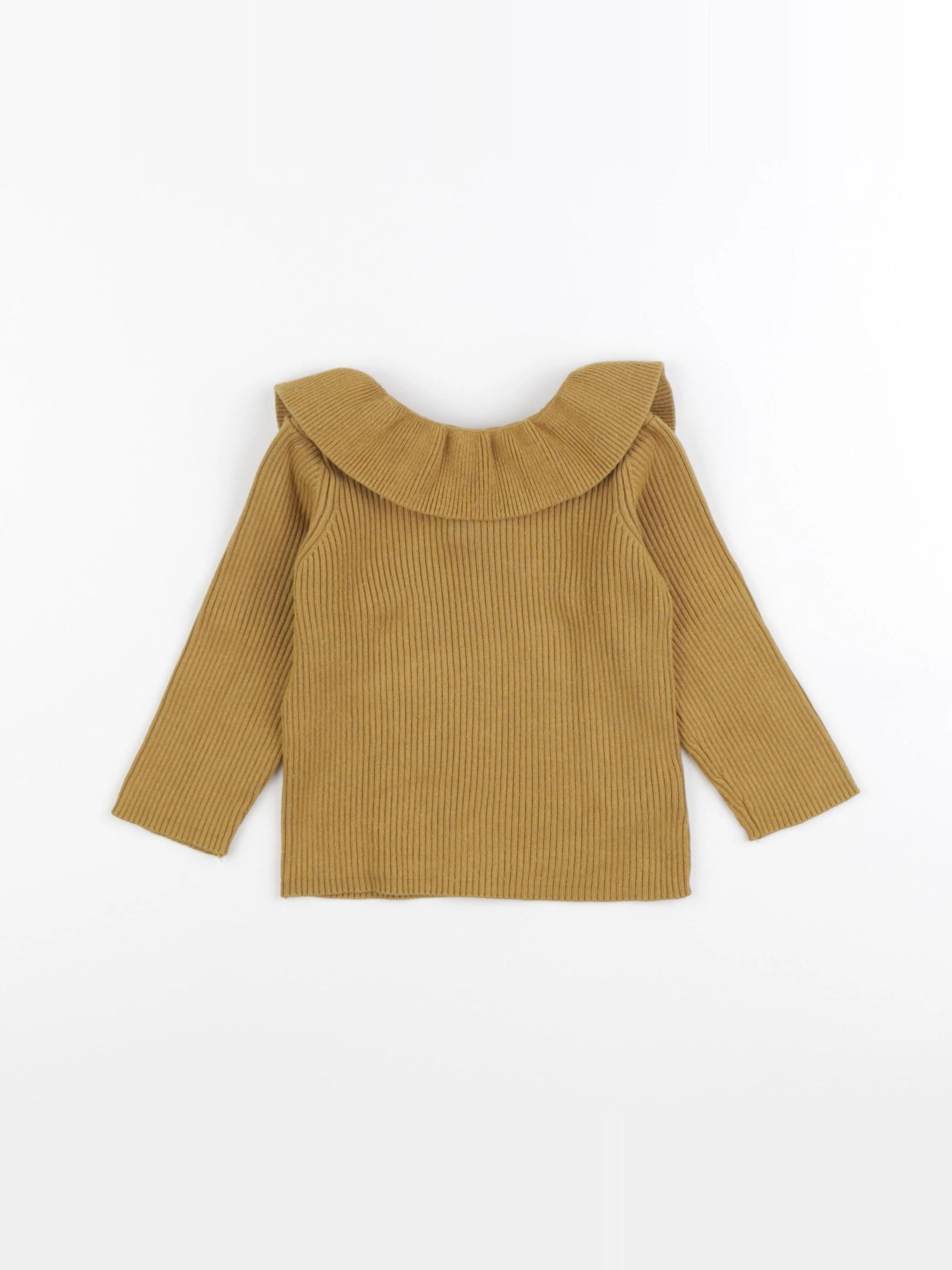 Vertbaudet - pull jaune - 12 mois