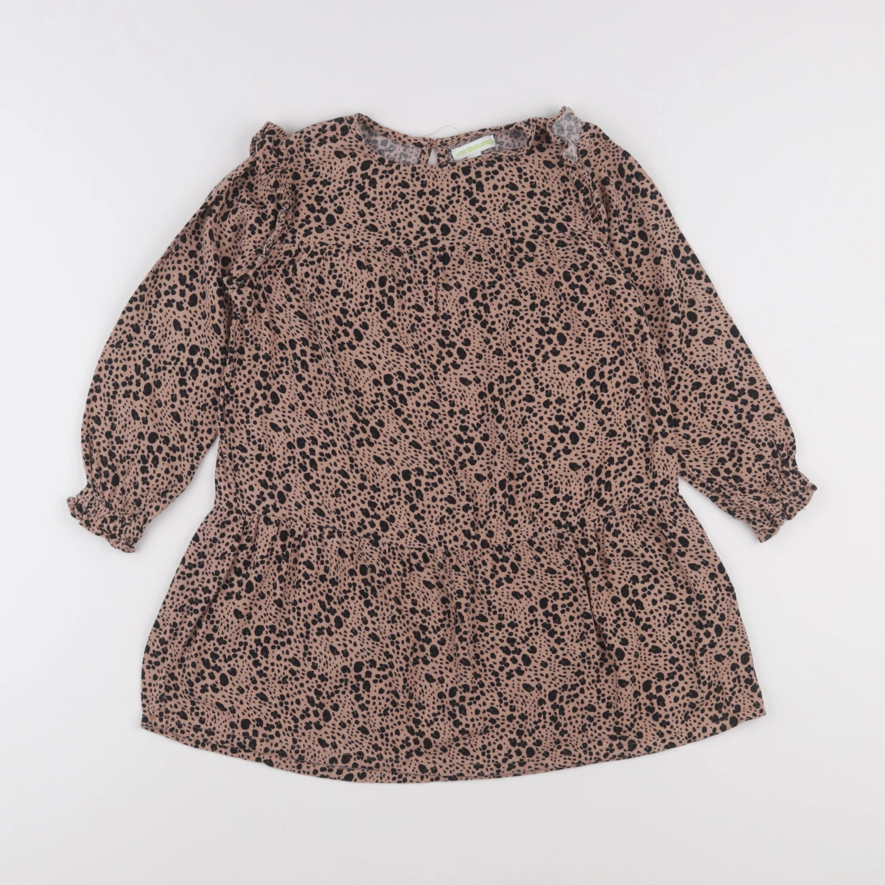 Vertbaudet - robe marron - 5 ans