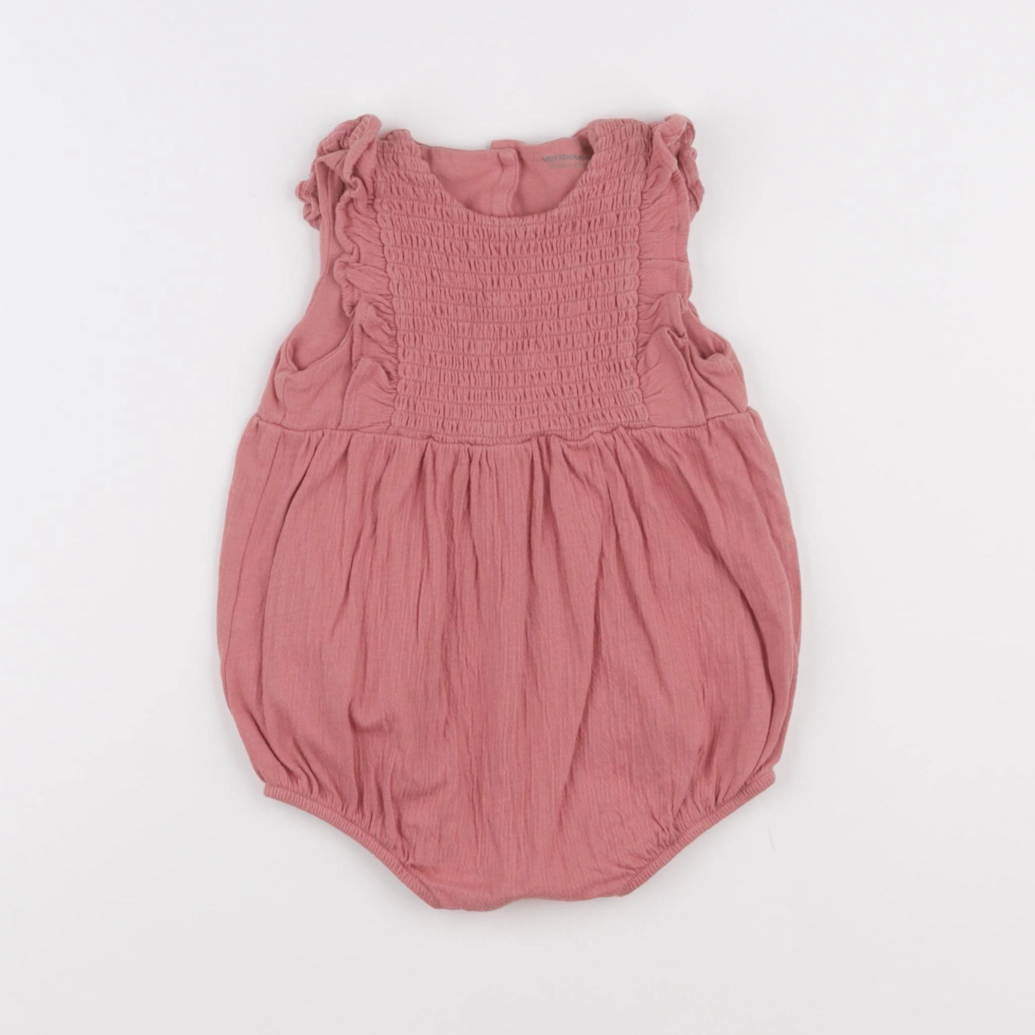Vertbaudet - combinaison rouge - 18 mois