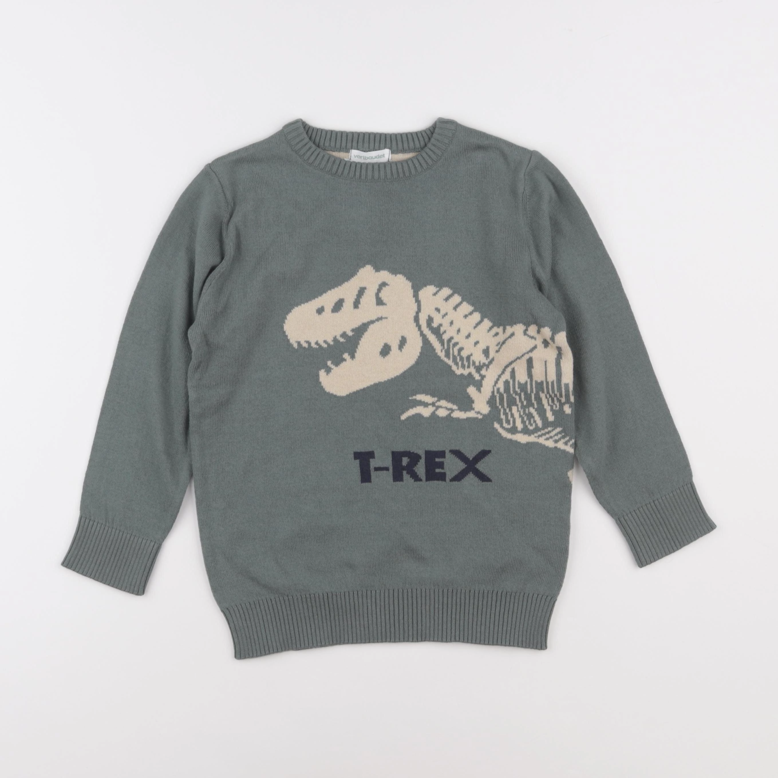 Vertbaudet - pull vert - 6 ans