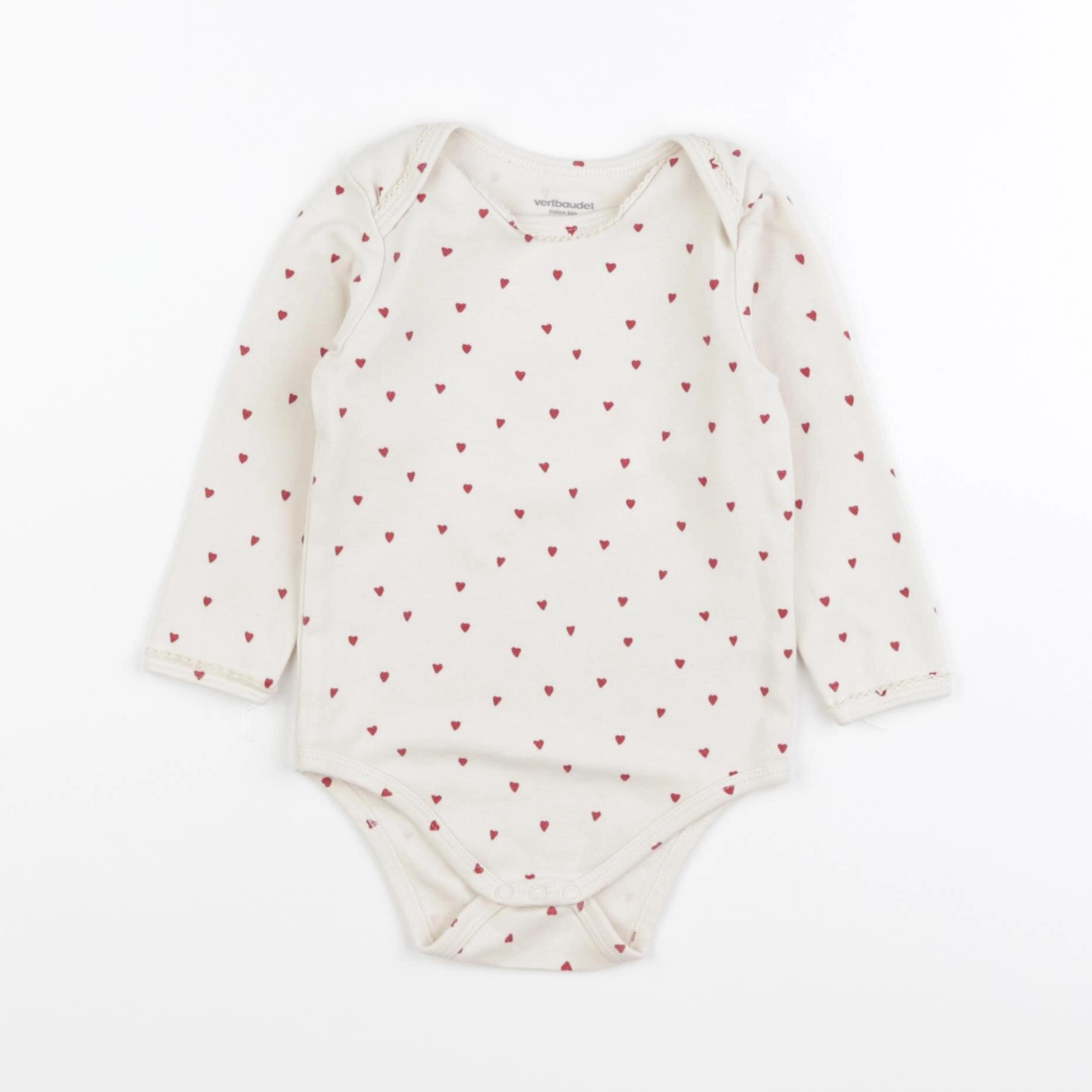 Vertbaudet - body beige - 18 mois