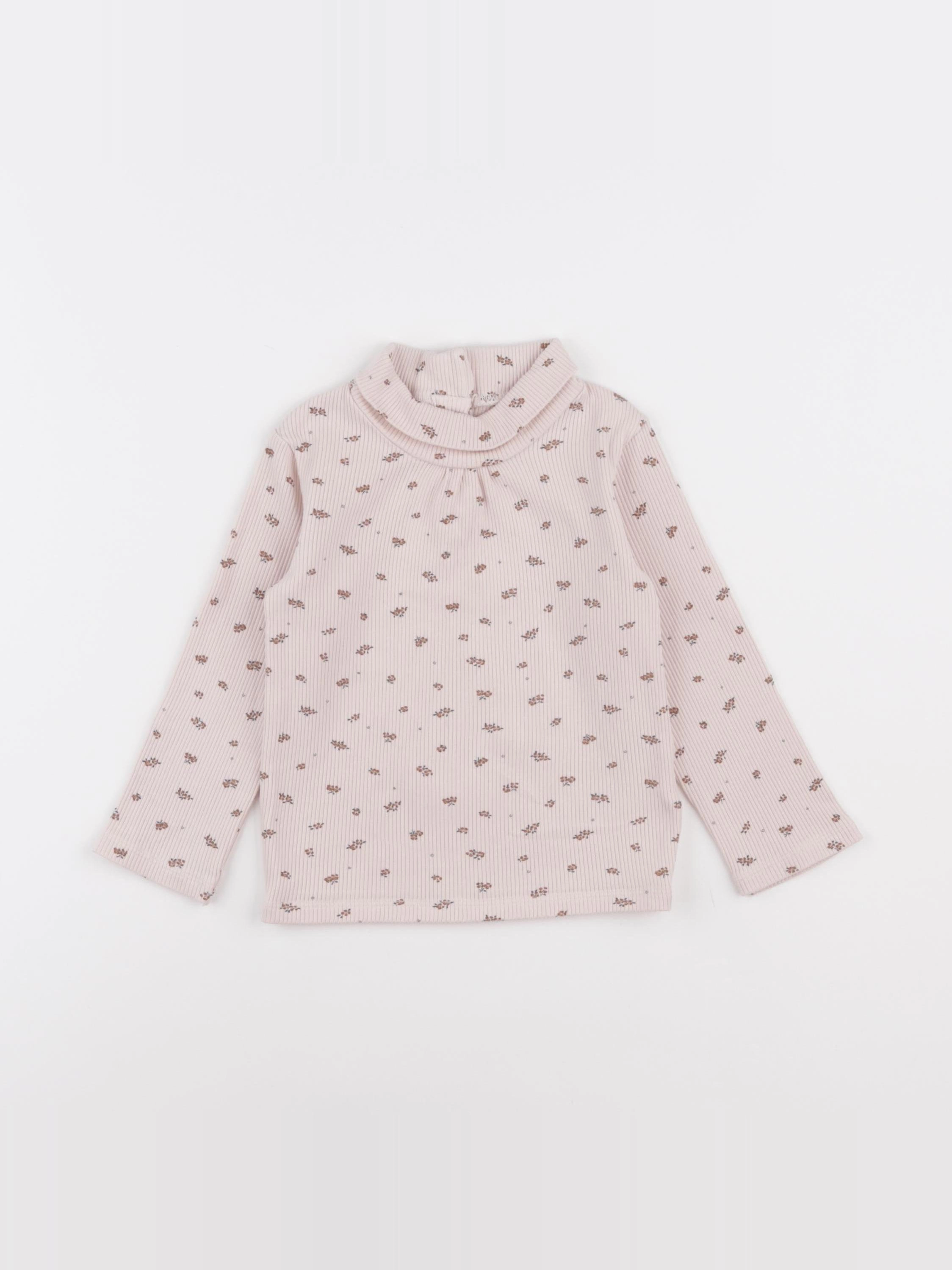 Vertbaudet - pull rose - 2 ans