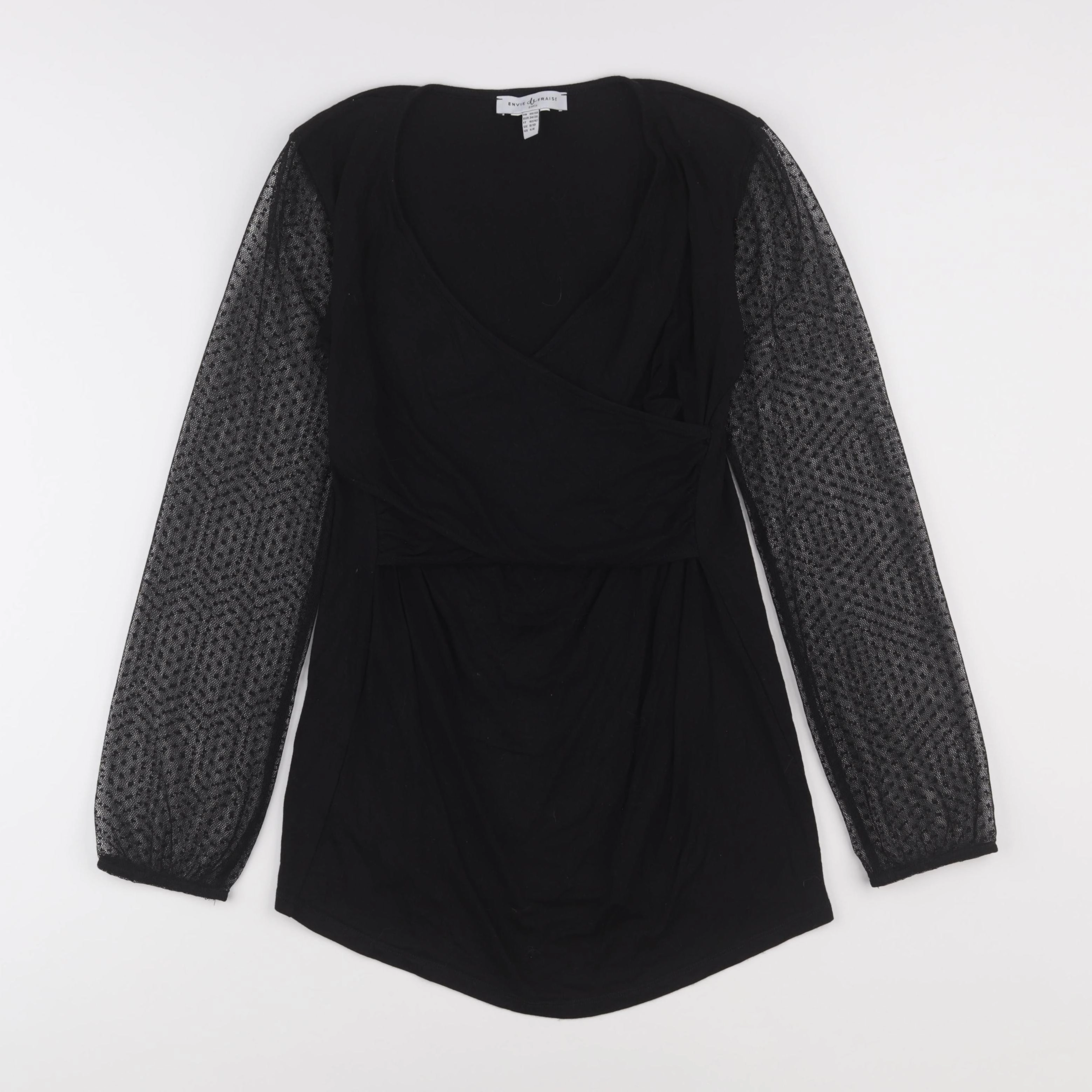 Envie de fraise - tee-shirt grossesse noir - 36 à 38
