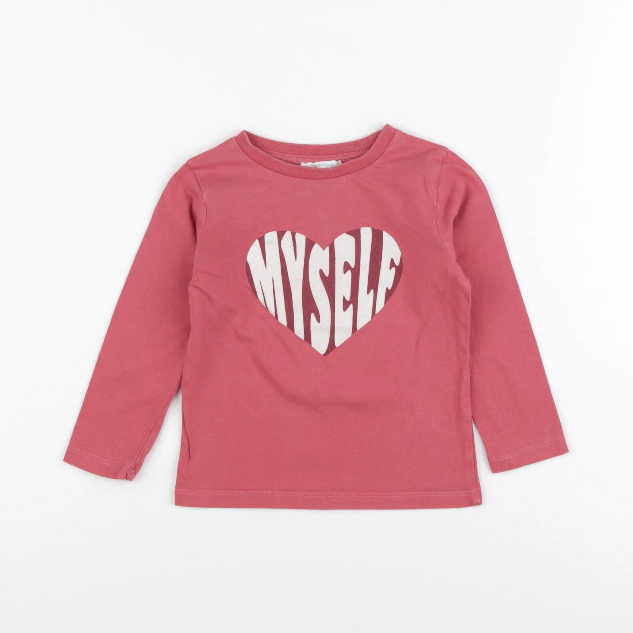 Storytelling - tee-shirt rose - 3 ans