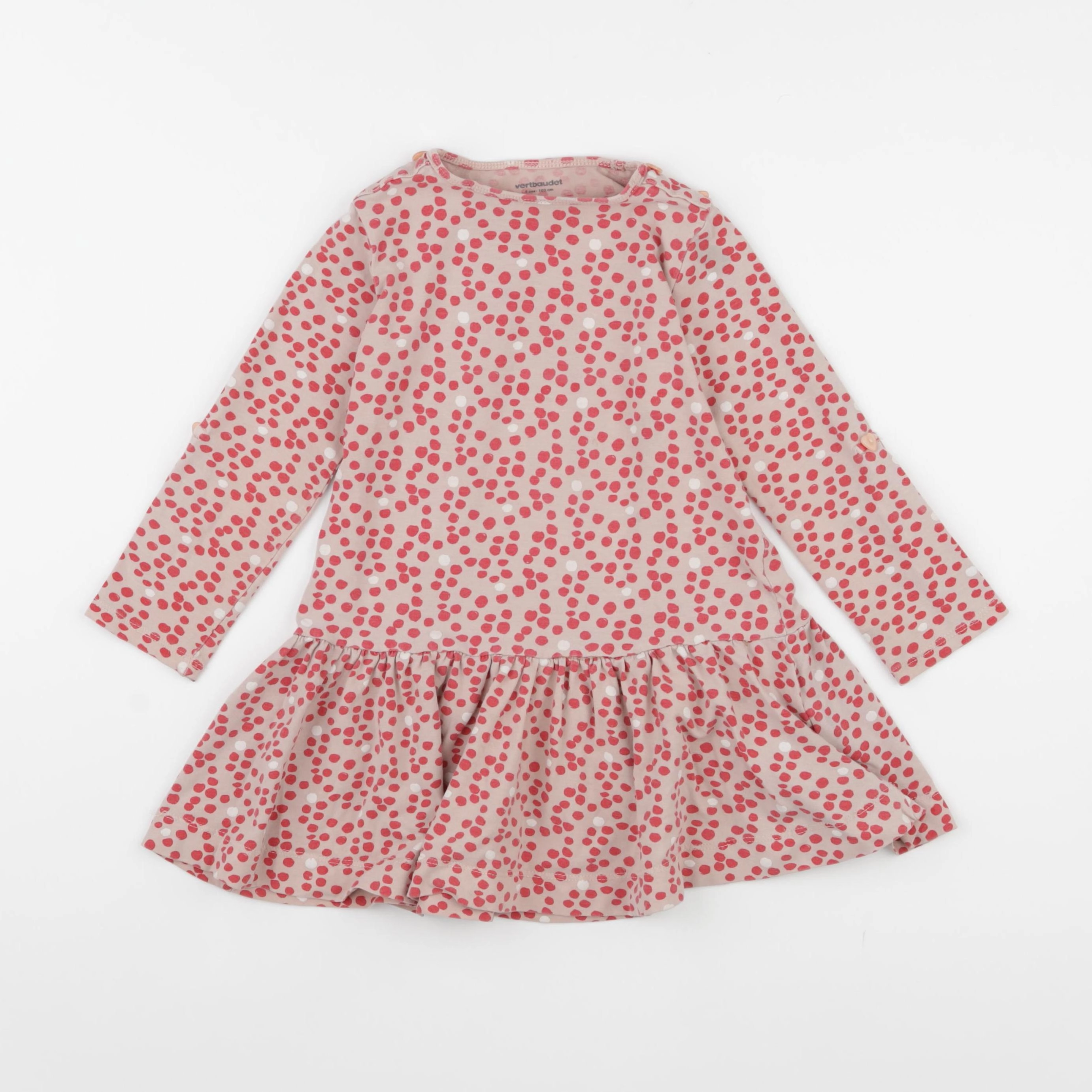 Vertbaudet - robe multicolore - 4 ans