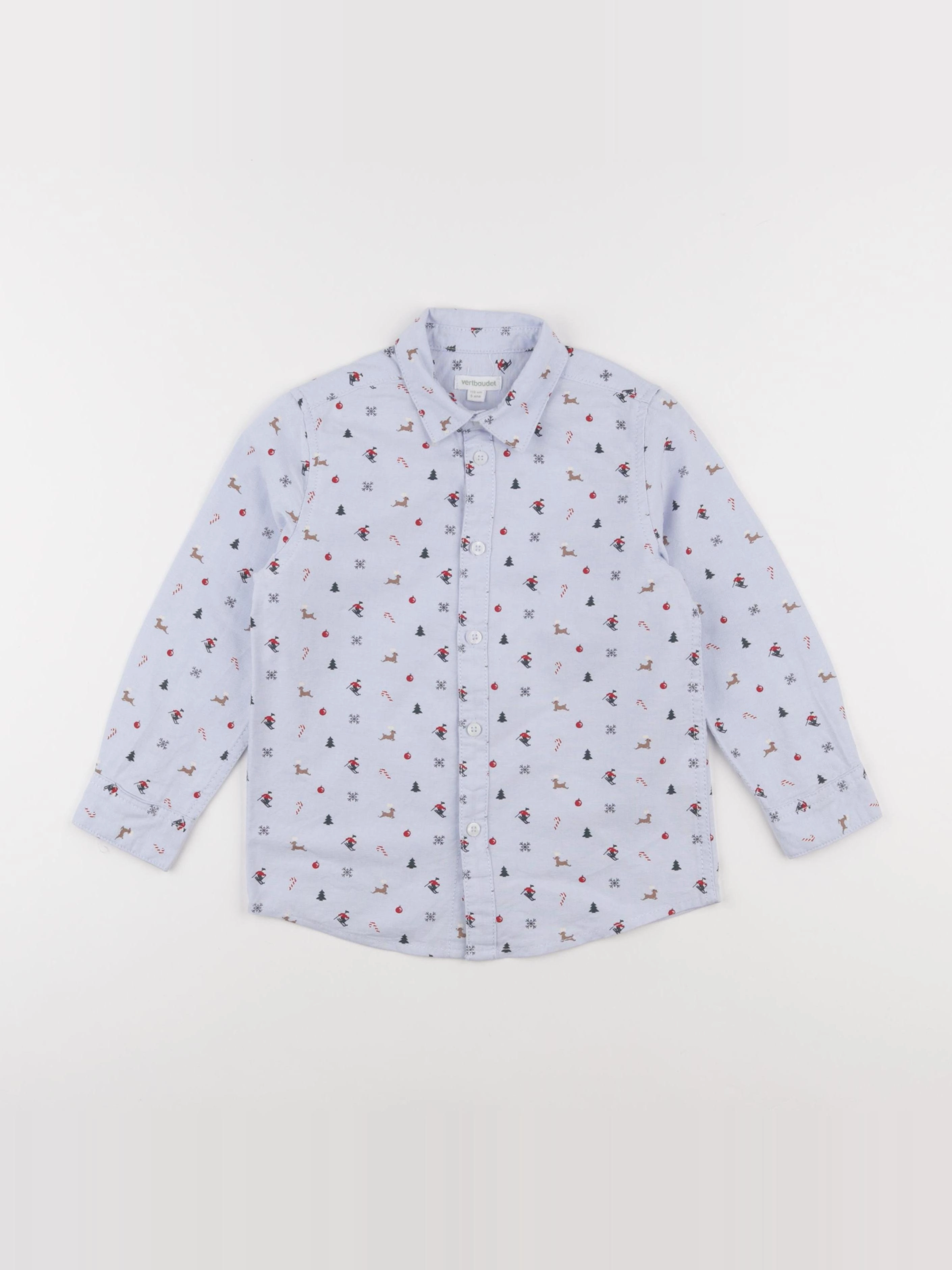 Vertbaudet - chemise bleu - 5 ans