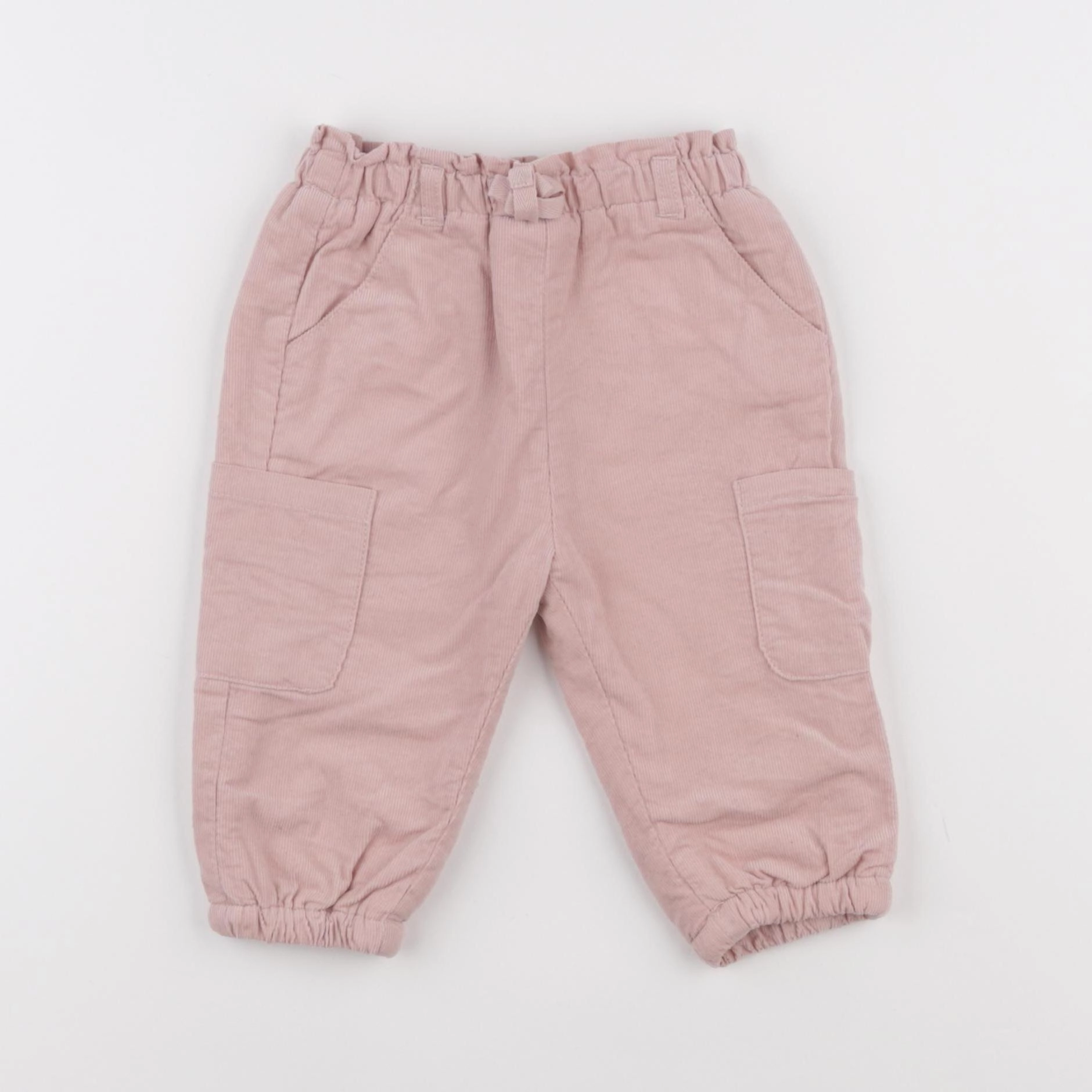 Vertbaudet - pantalon rose - 9 mois
