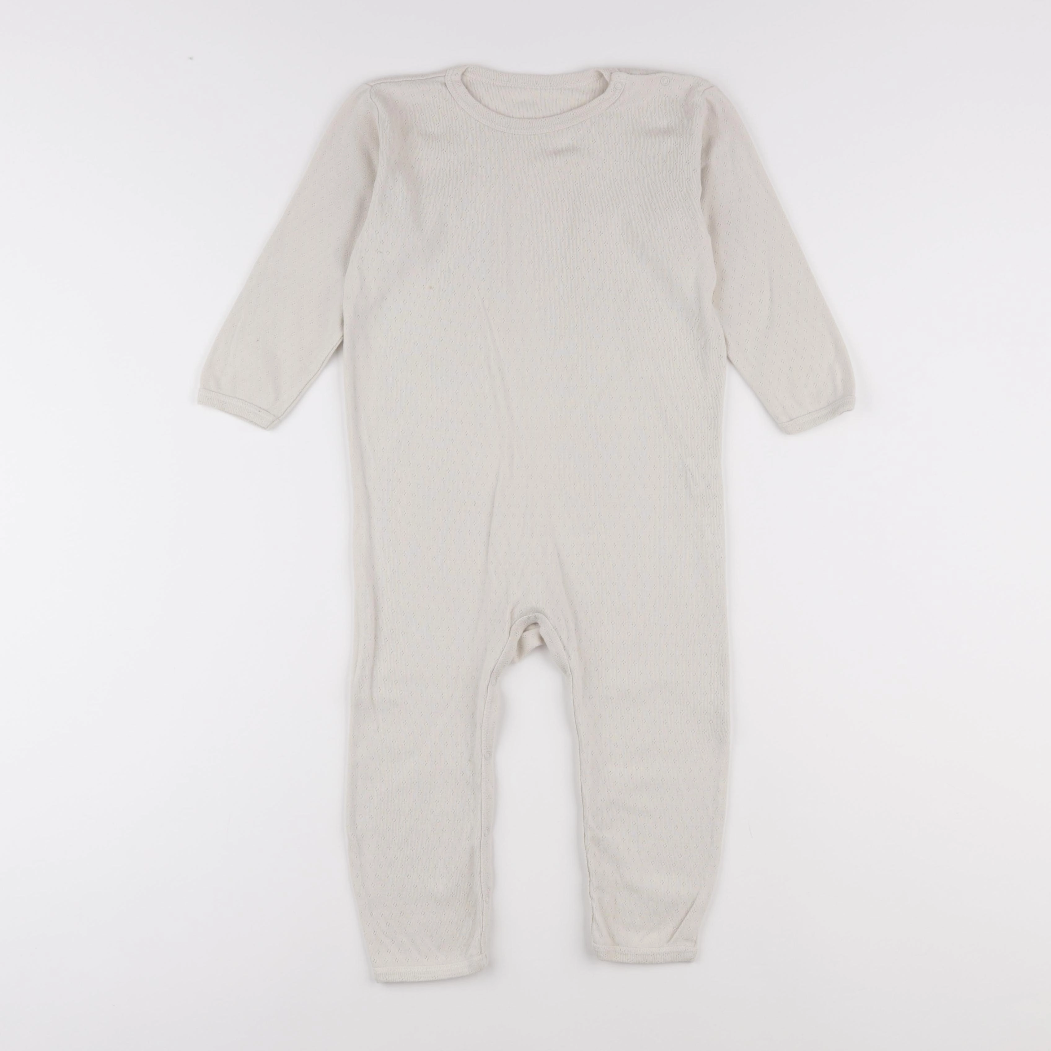 Poudre Organic - pyjama coton beige - 3 ans