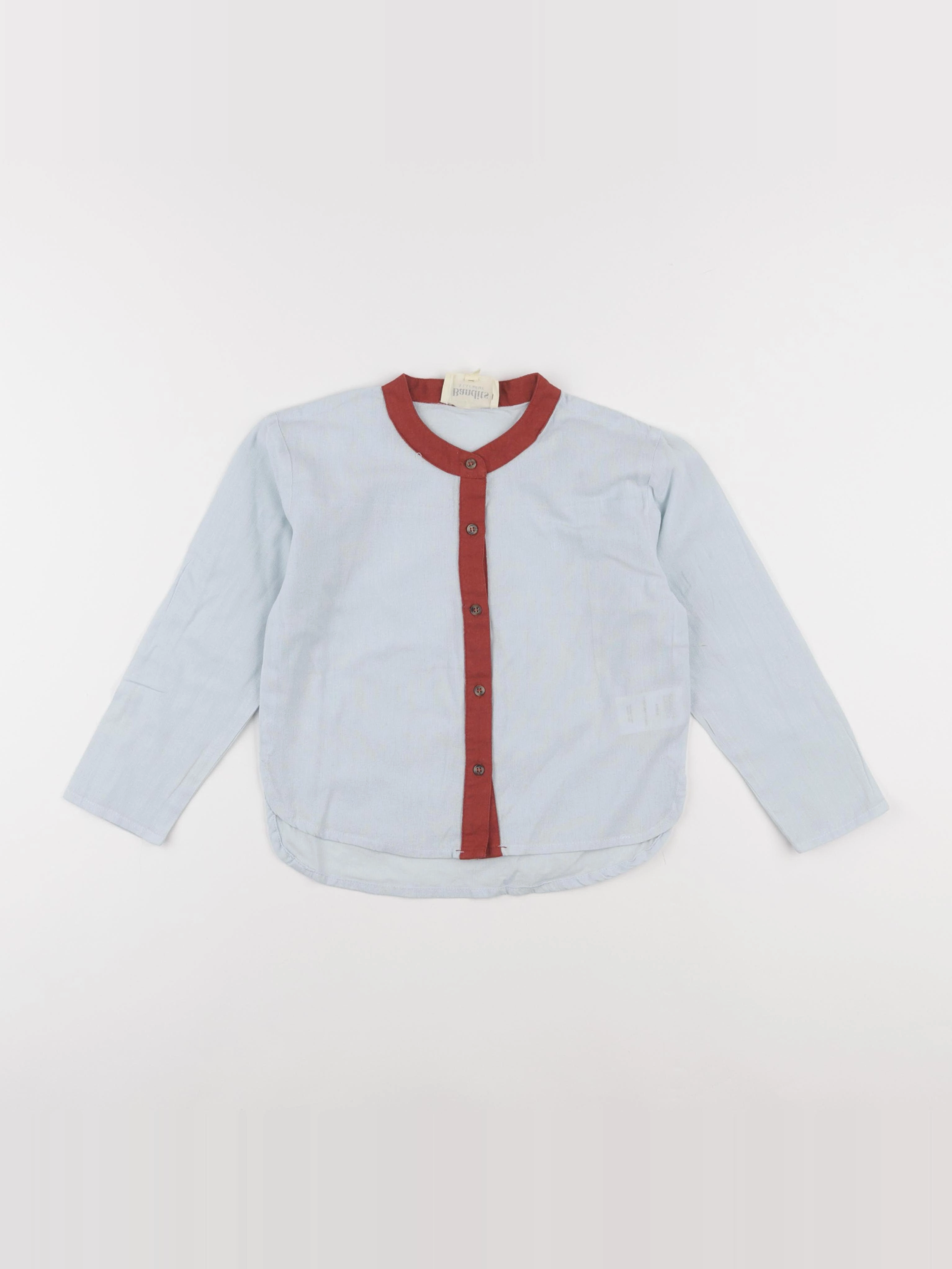 Bandits à la crème - chemise bleu - 6 ans
