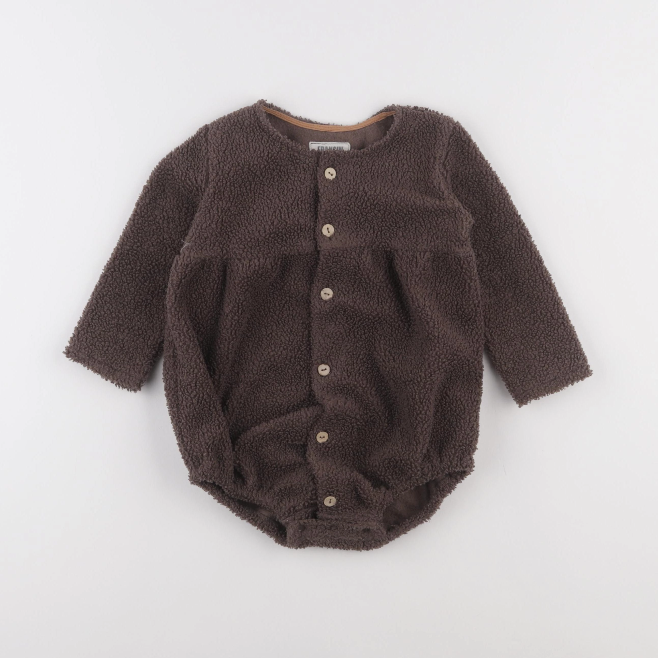 Frangin Frangine - combinaison marron - 2 ans
