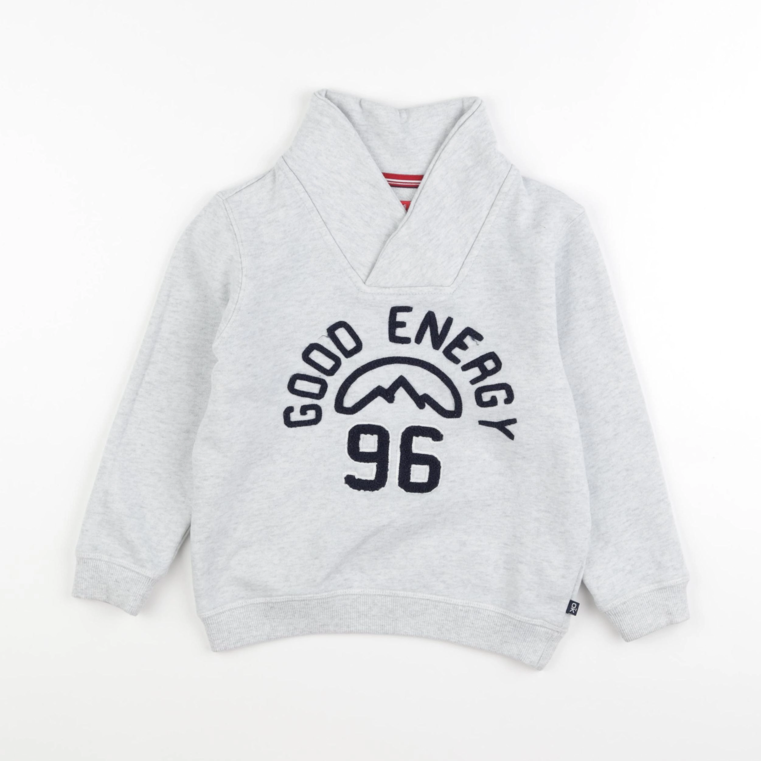 Okaidi - sweat gris - 6 ans