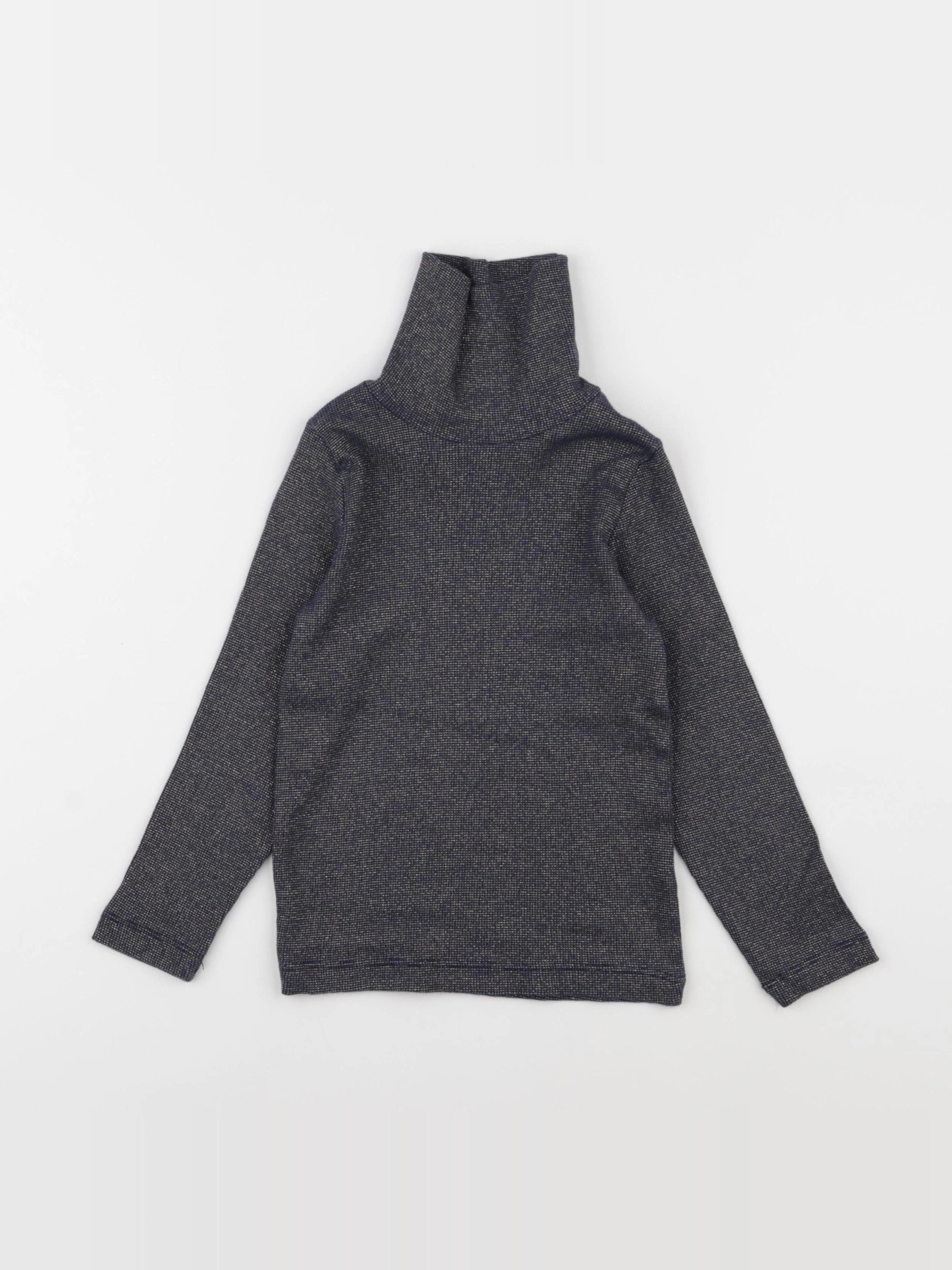 Monoprix - sous-pull bleu, or - 5 ans
